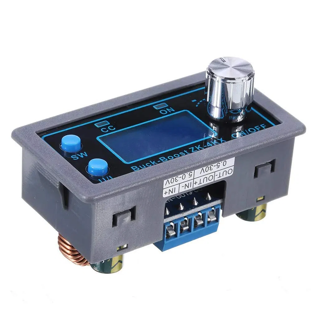 ZK-4KX CNC DC Buck Boost Converter CC CV 0.5-30V 4A Módulo de potencia ajustable regulado