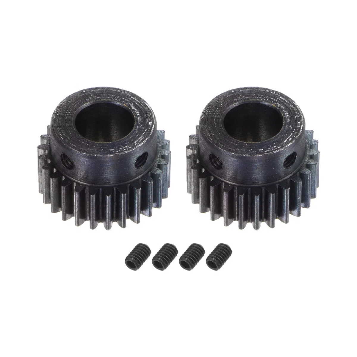 sourcing map 1Mod 26T Piñón Engranaje 12mm Diámetro Endurecido Acero Motor Cremallera Espolón Engranaje con Paso para RC Coche Camión Buggy Engranaje, 2 Juegos