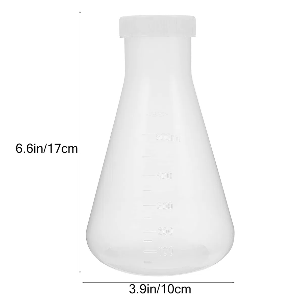 ULTECHNOVO 3 Piezas Matraz De Plastico Vidrio Erlenmeyer Matraz Cónico De Plástico Petaca De Plástico Juguete Cerebral Matraz Erlenmeyer Profesional Laboratorio Páginas Niño Reutilizable