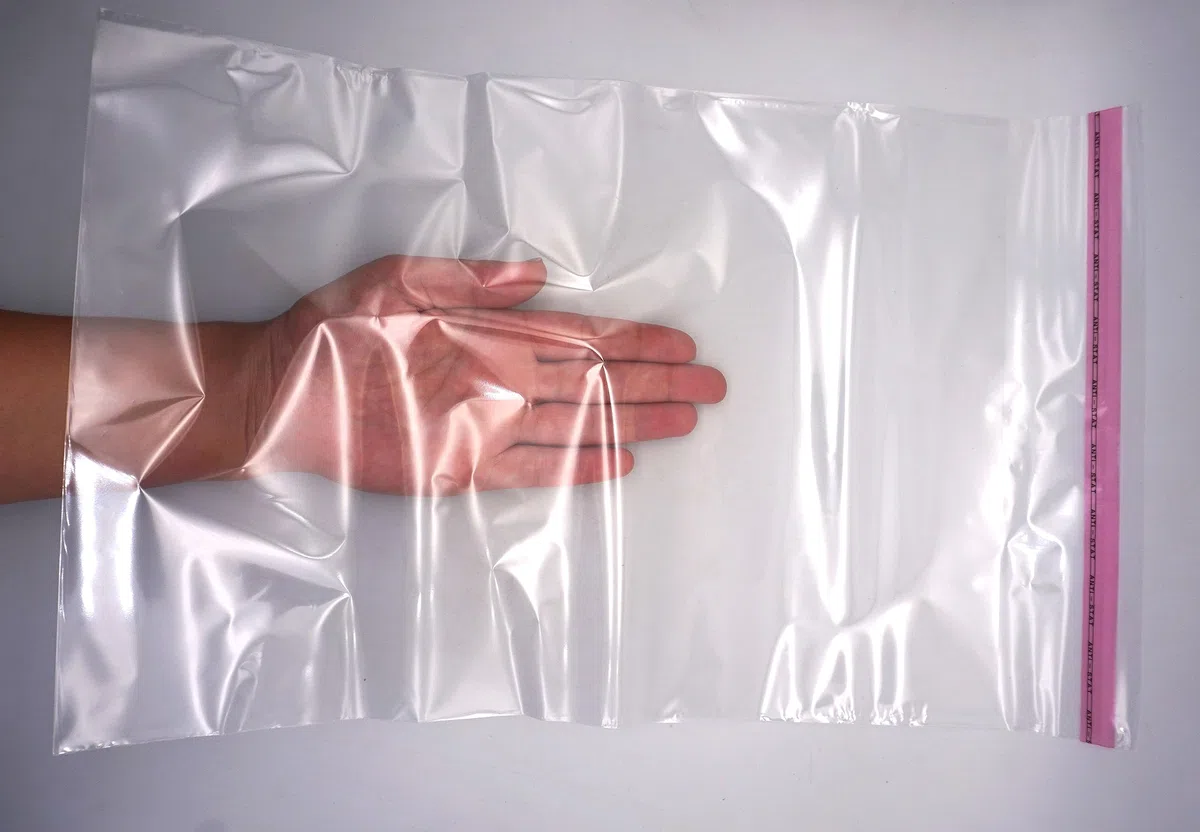 SKIR'CO 100 bolsas de celofán transparente de 25 x 35 cm, bolsas de plástico autoadhesivas, bolsas de polipropileno autoadhesivas