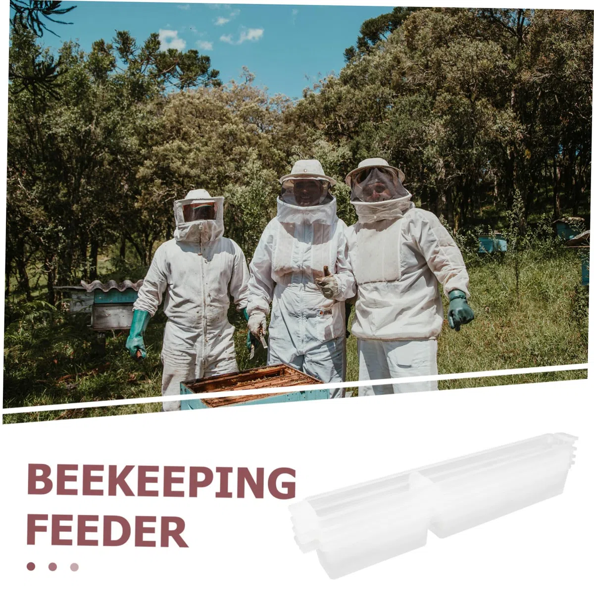 ifundom 4 Alimentadores De Colmenas De Plástico 1,5 Kg Para Apicultura, Estación De Riego Para Abejas, Herramienta Esencial Para Cuidado y Alimentación En Colmenas