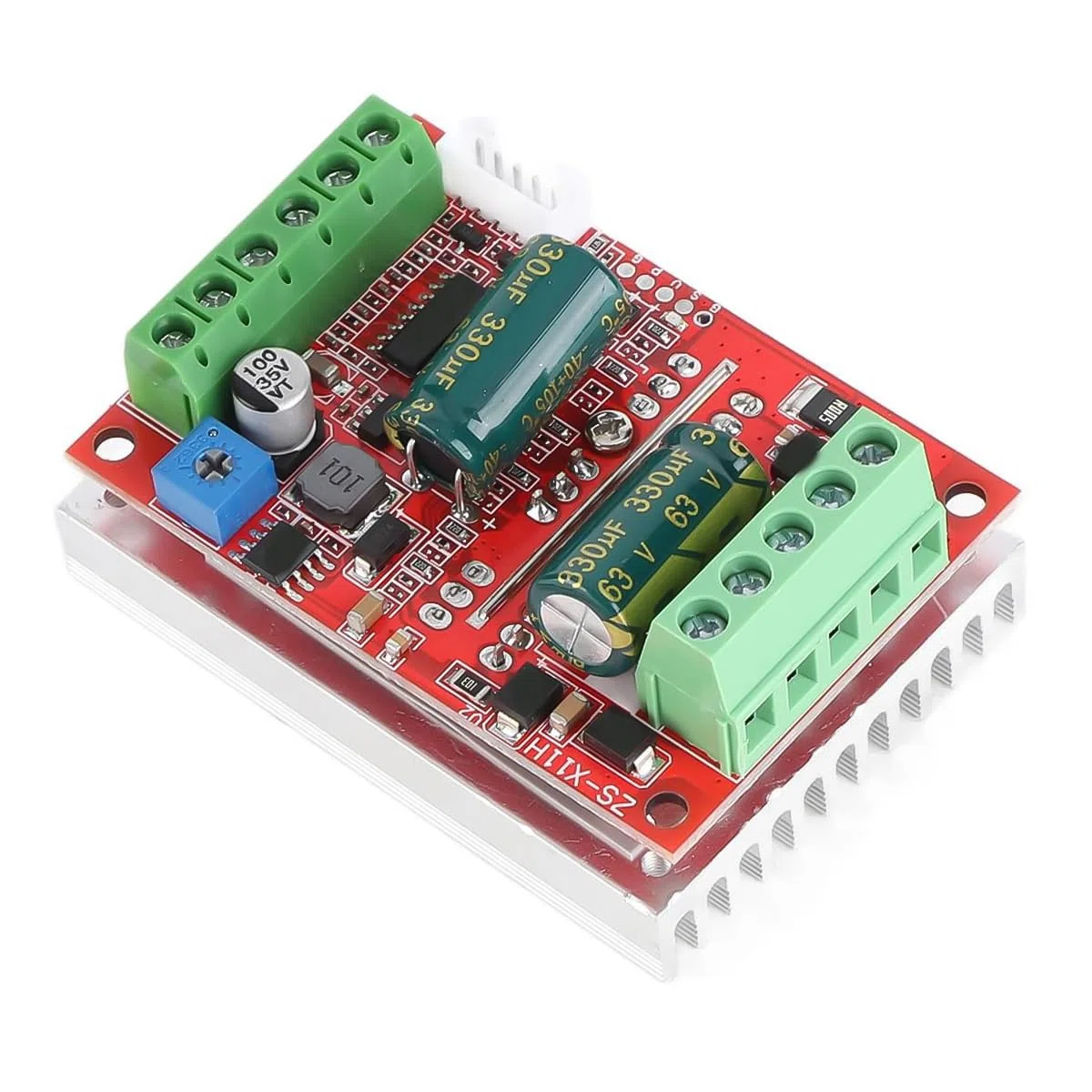 Controlador de motor Hall sin escobillas de CC, placa de controlador de 6-60 V, 16 A, 300 W, para motores de 12 V-48 V, tamaño compacto.