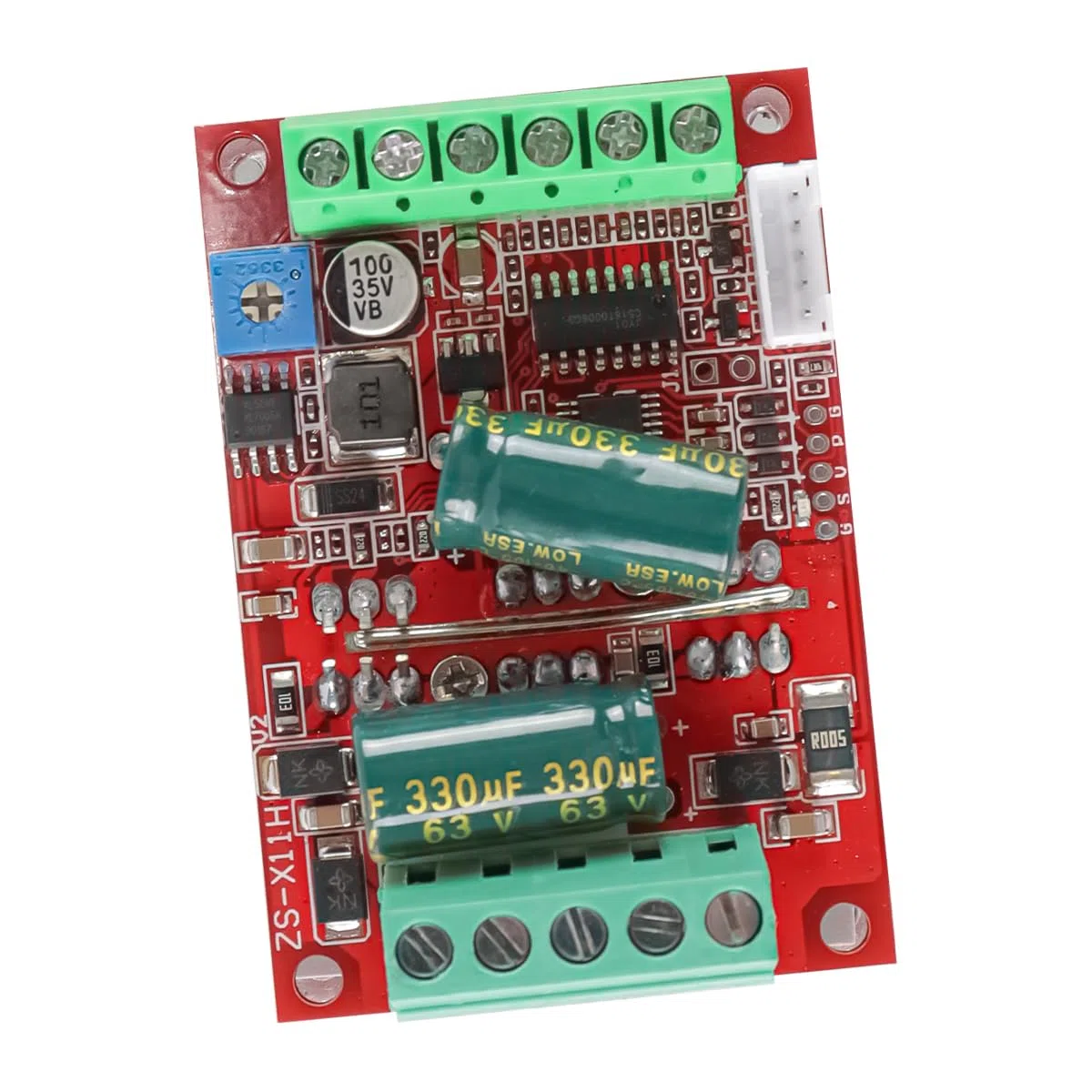 Controlador de motor Hall sin escobillas de CC, placa de controlador de 6-60 V, 16 A, 300 W, para motores de 12 V-48 V, tamaño compacto.