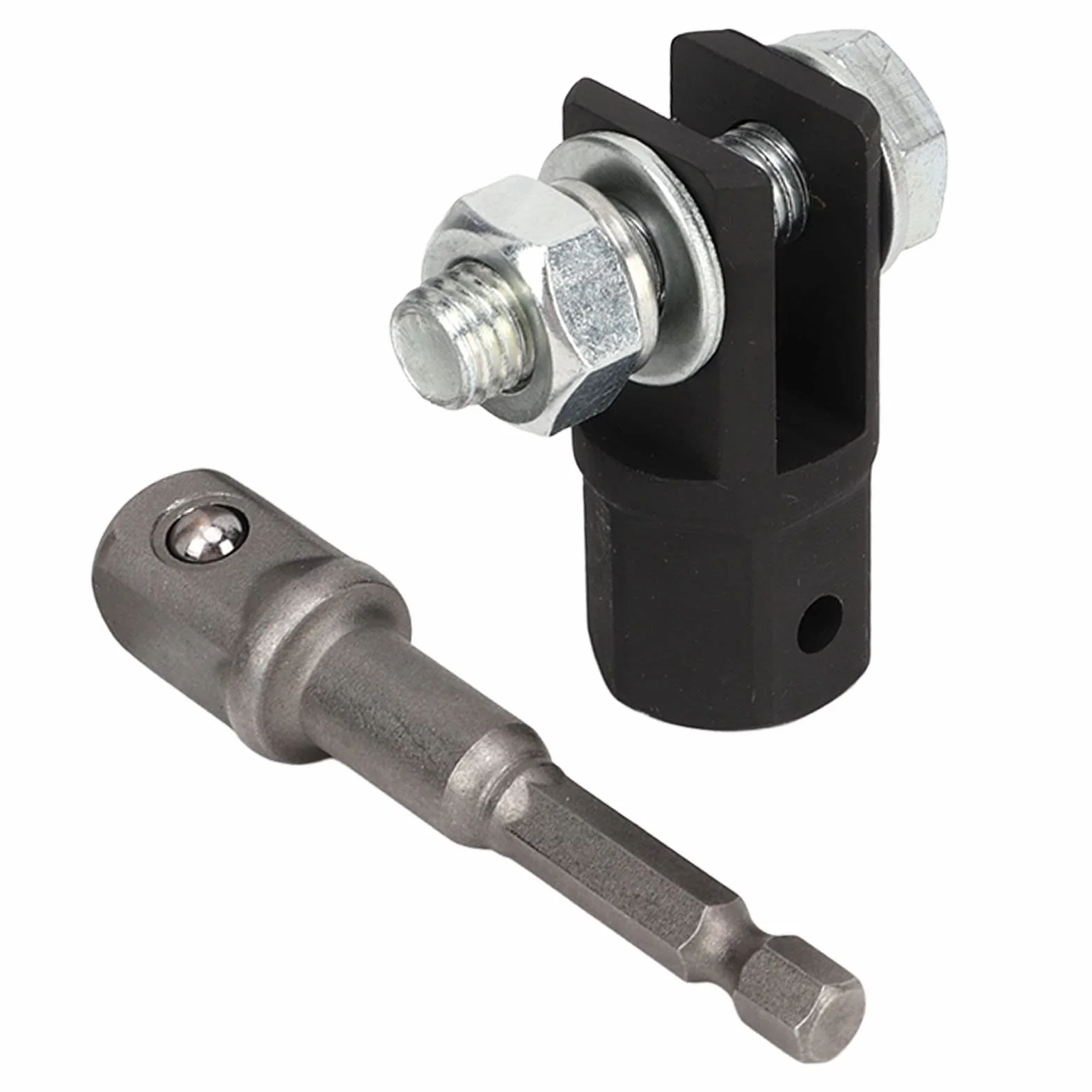 Akozon Adaptador de Gato de Tijera, Adaptador de Gato de Tijera para Automóvil de 1/2 Pulgada Adaptador de Taladro de Zócalo de Gato de Tijera para Gatos de Tijera de Anillo o de
