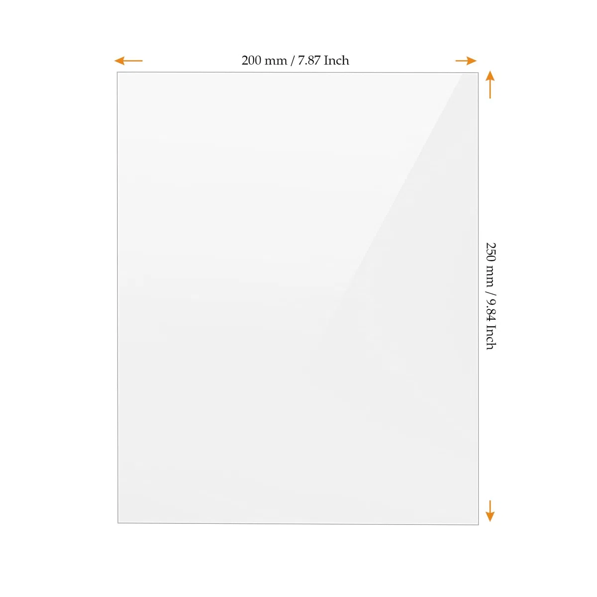 15 Placas de Metacrilato Transparente de 1 mm, 25 x 20 cm, Planchas de Metacrilato, Placas de Acrílico Transparente para Marcos de Fotos, Pintura y Exposición