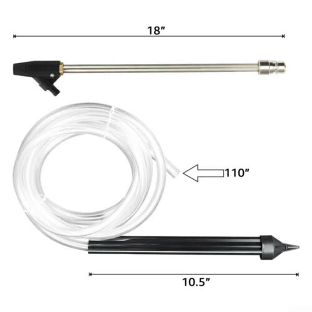 Chorro de arena para lavadora a presión para conexión rápida de 1/4 pulgadas, herramienta de boquilla de chorro húmedo para eliminación de pintura de óxido, para Bosch Aquatak Series