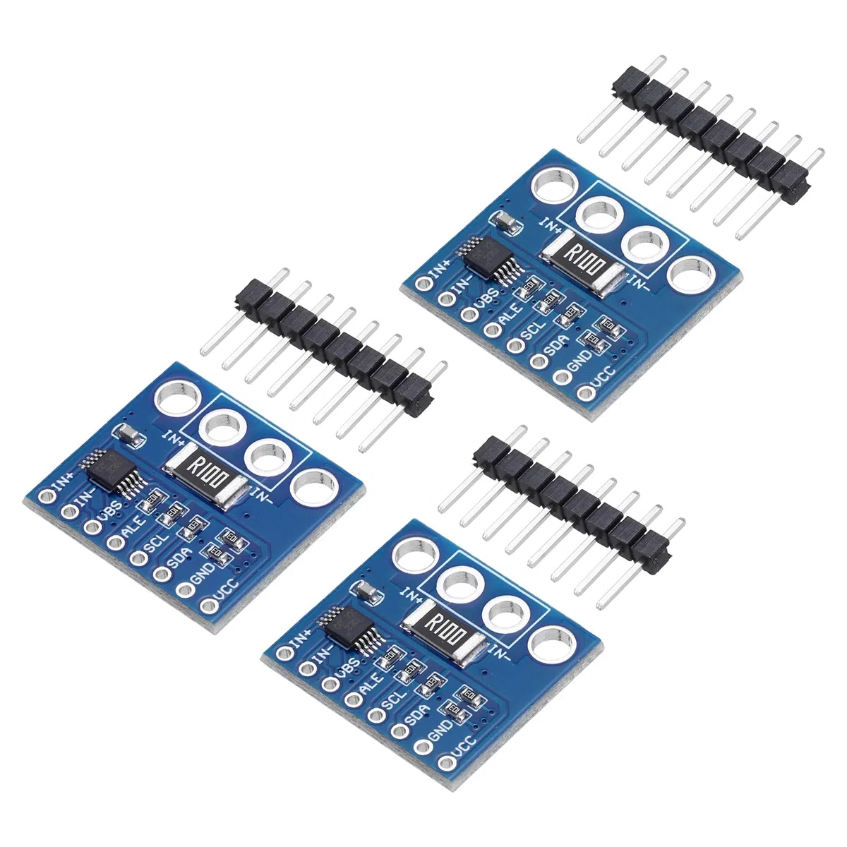 QUARKZMAN 3 Juegos INA226 Sensor Bidireccional De Corriente I2C DC Monitor De Voltaje Y Potencia Tablero De Circuito Módulo IIC Sensor De Monitoreo De Energía Con Función De Alarma