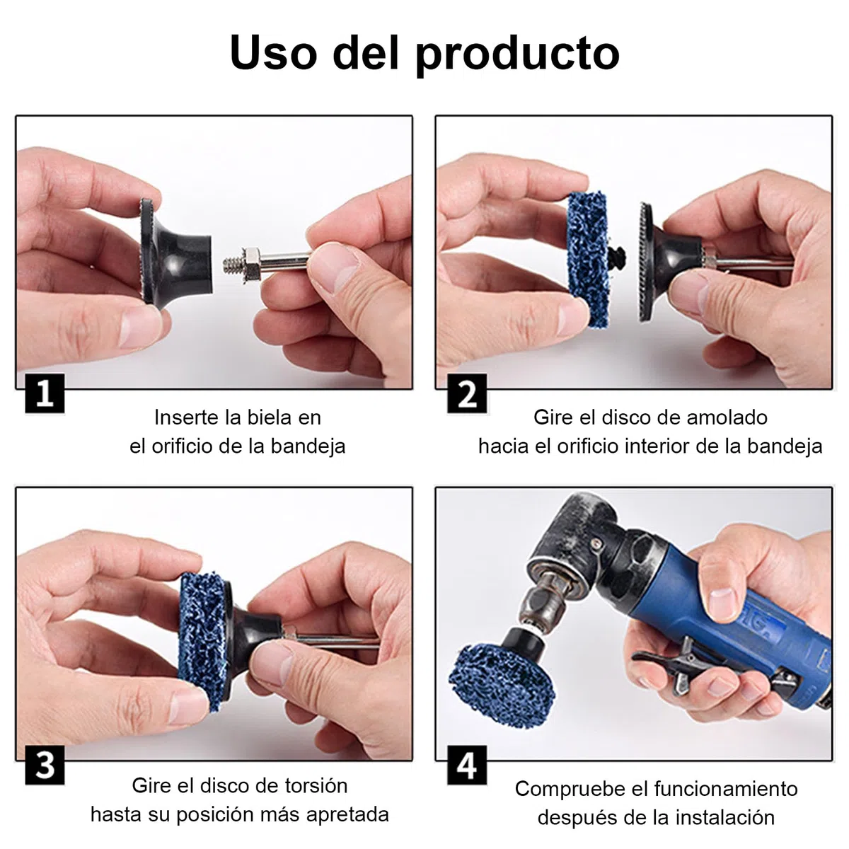 33 piezas Disco CSD 50 mm, Discos de Limpieza, Discos de Limpieza Amoladora, Disco Grueso Para Limpieza Con Taladro, Elimina óxido y Laca Del Metal, Disco Pulido Amoladora