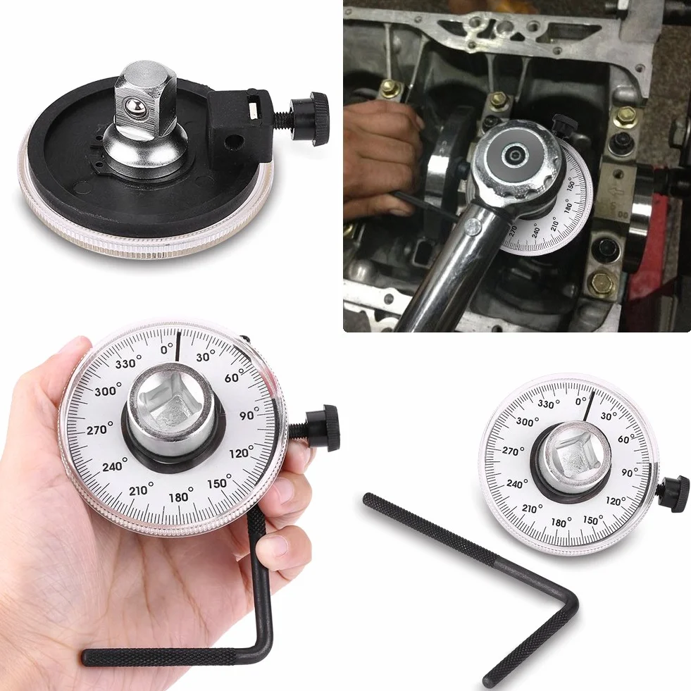 Medidor Angular de con Llave de 1/2 "- Herramienta de Medidor de Automóvil de Medidor de Ángulo de de Transmisión angle wrench