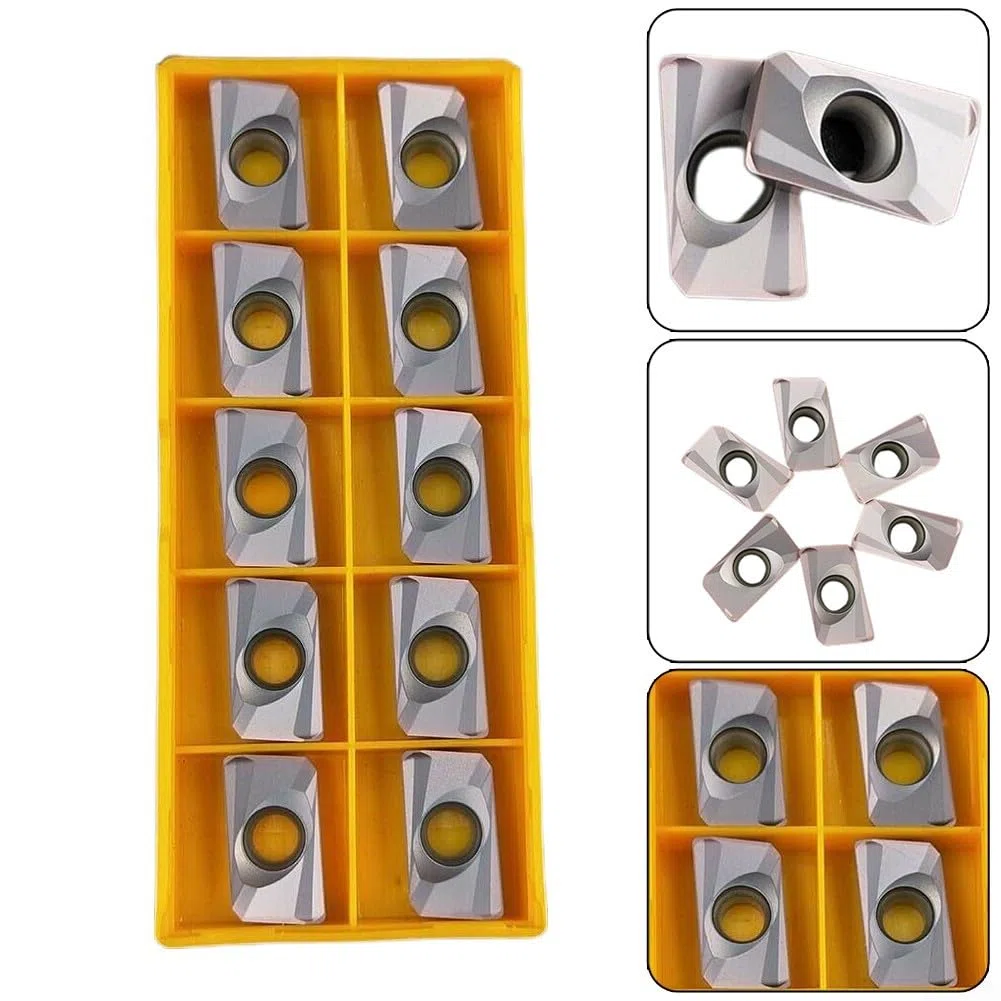 10 piezas APMT1604PDER-H2 VP15TF fresadora CNC de carburo insertos de fresado para procesamiento de acero semiacabado