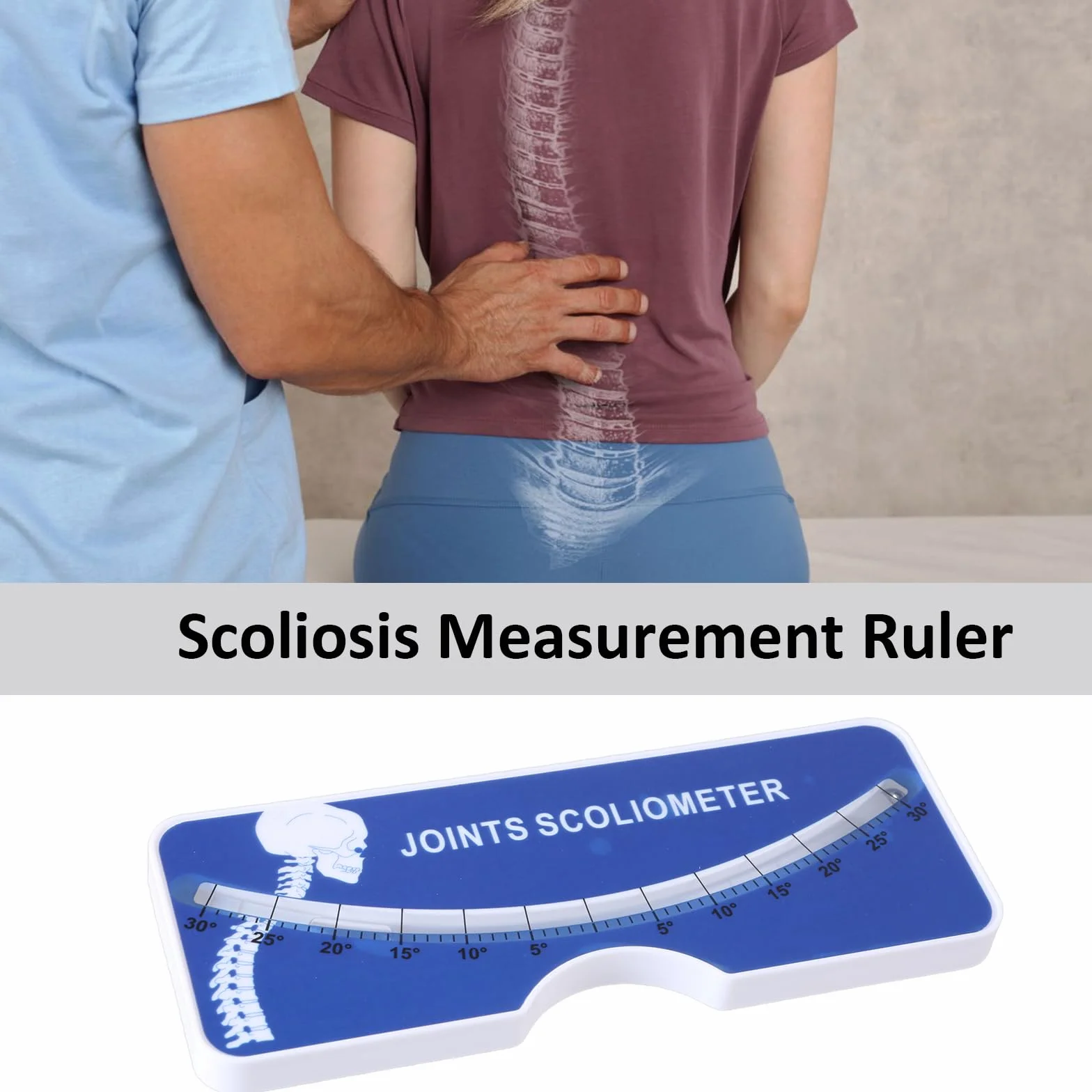 Medidor de prueba de escoliosis para adultos y niños, medidores de escoliómetros