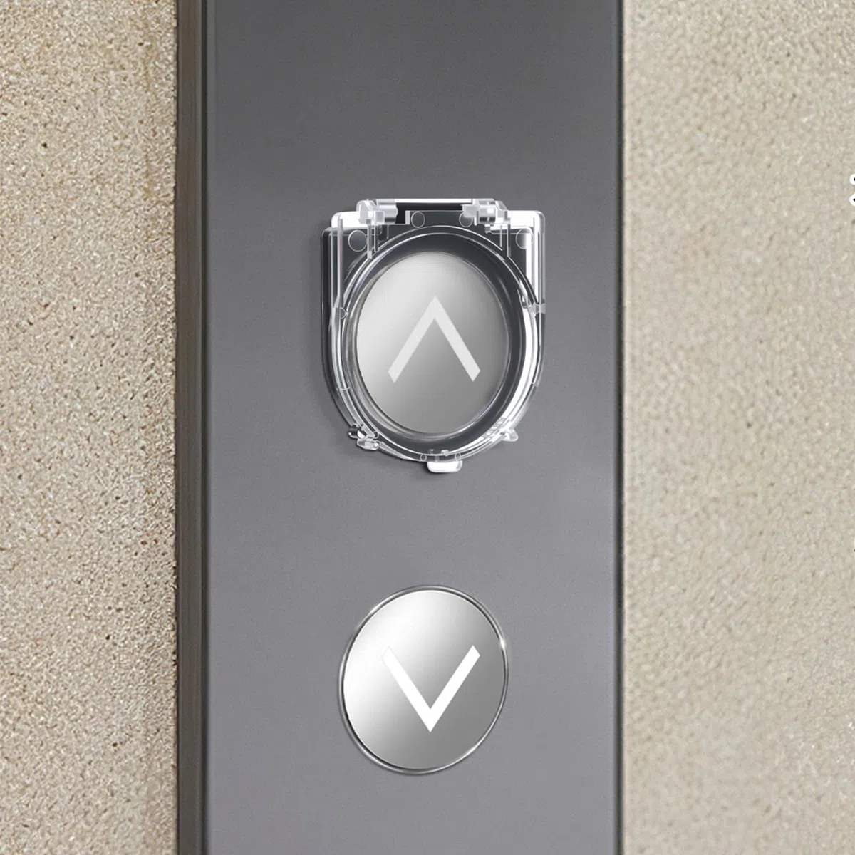 4 cubiertas para botón de encendido: cubierta para interruptor pulsador, protector redondo de plástico para control de seguridad de en casa y oficina.