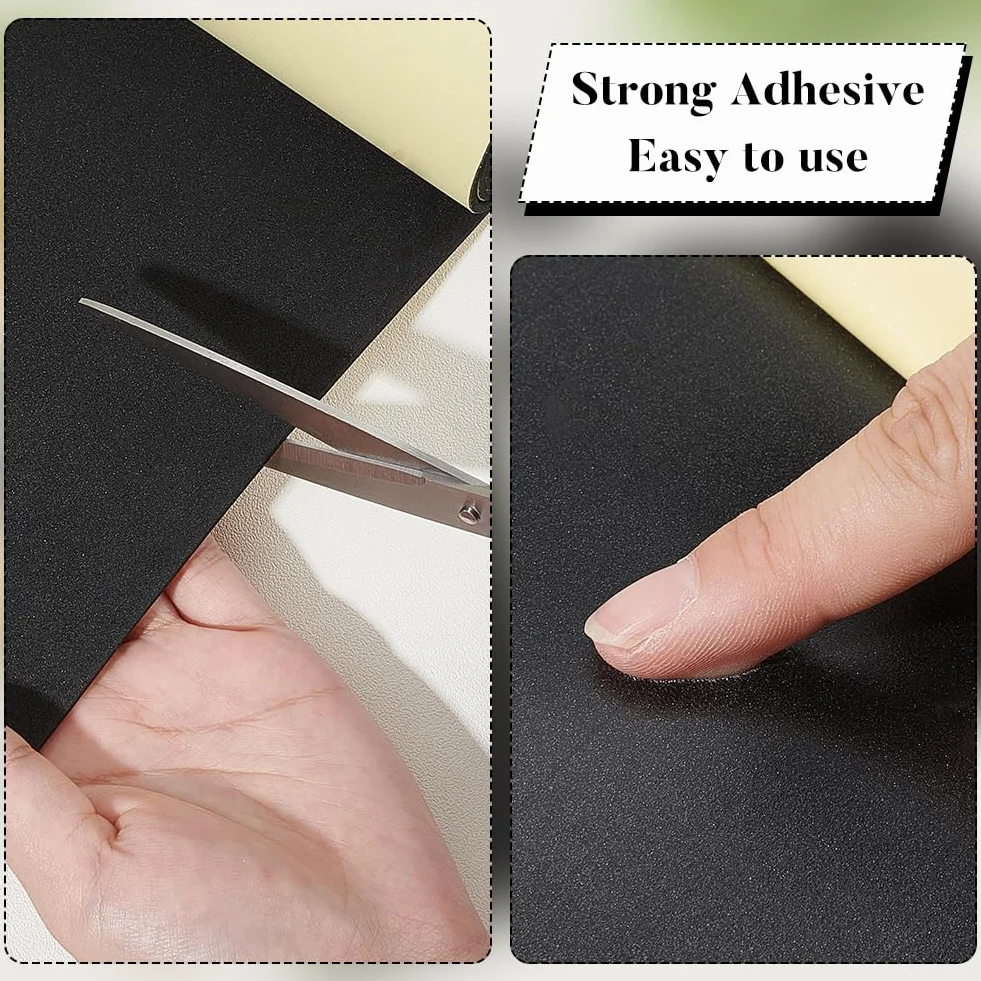 BENECREAT Rollo de Espuma EVA Autoadhesivo Negro de 3mx20cm, Hoja de Gomaespuma Impermeable de 2mm de Espesor para Protección de Muebles, Relleno de Huecos, Proyecto de Disfraces Y Manualidades.