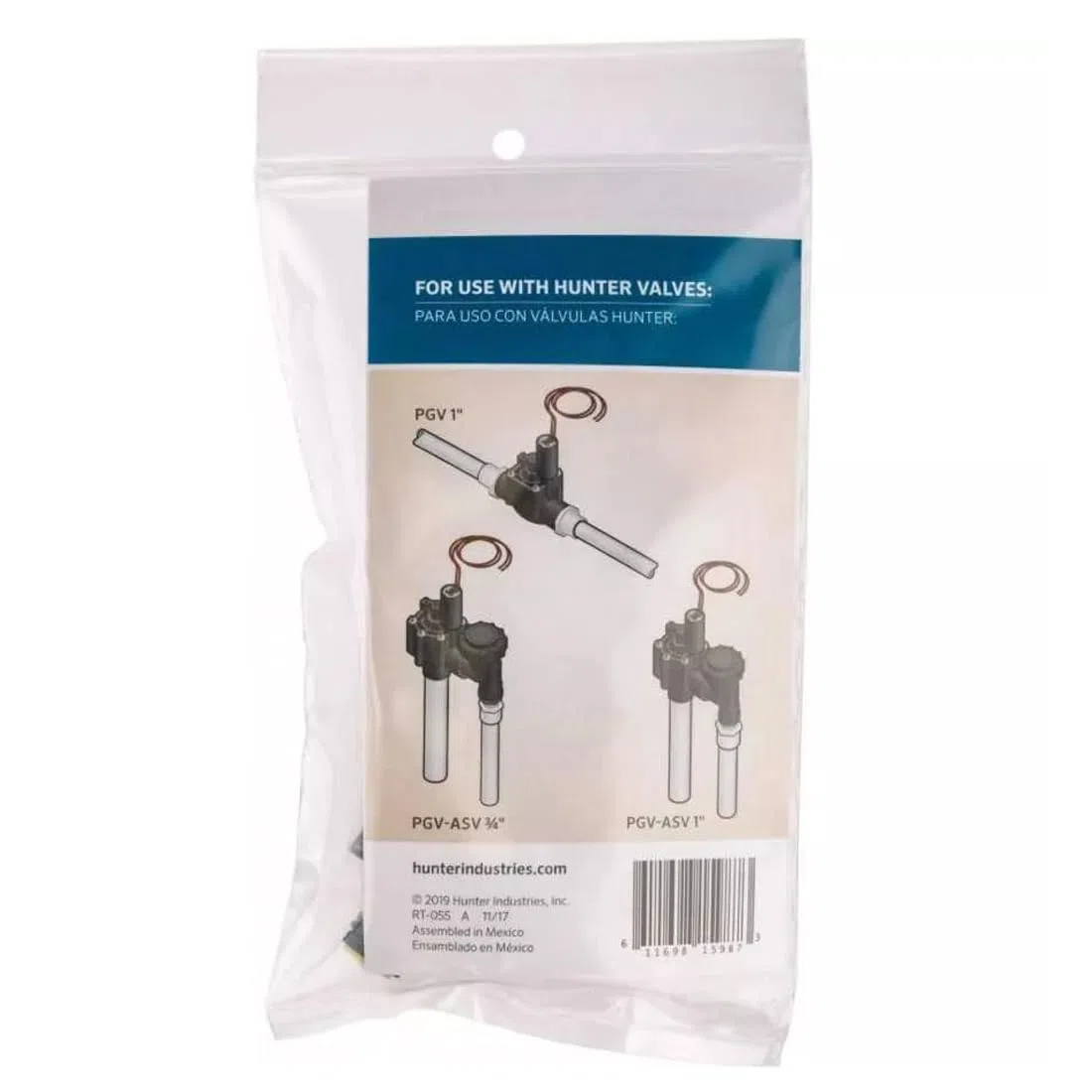 Hunter AC-Solenoide 24V Válvula de riego de repuesto
