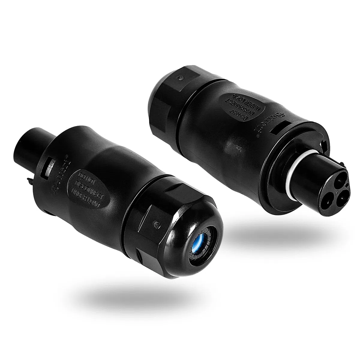 Jadeshay Conector Solar,Betteri BC01 Conector de Alimentación Macho IP68 Impermeable Conector de Cable 3 Pines para Microinversores Hoymiles Deye
