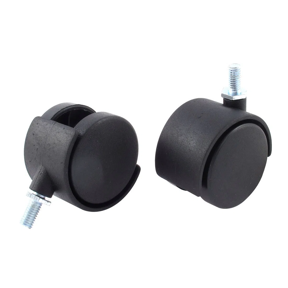Aexit Silla de oficina 5/16' 'x 5/8' 'Vástago roscado Nylon 2' 'Ruedas giratorias con (model: F4502IV-8384GK) ruedas gemelas 2pcs