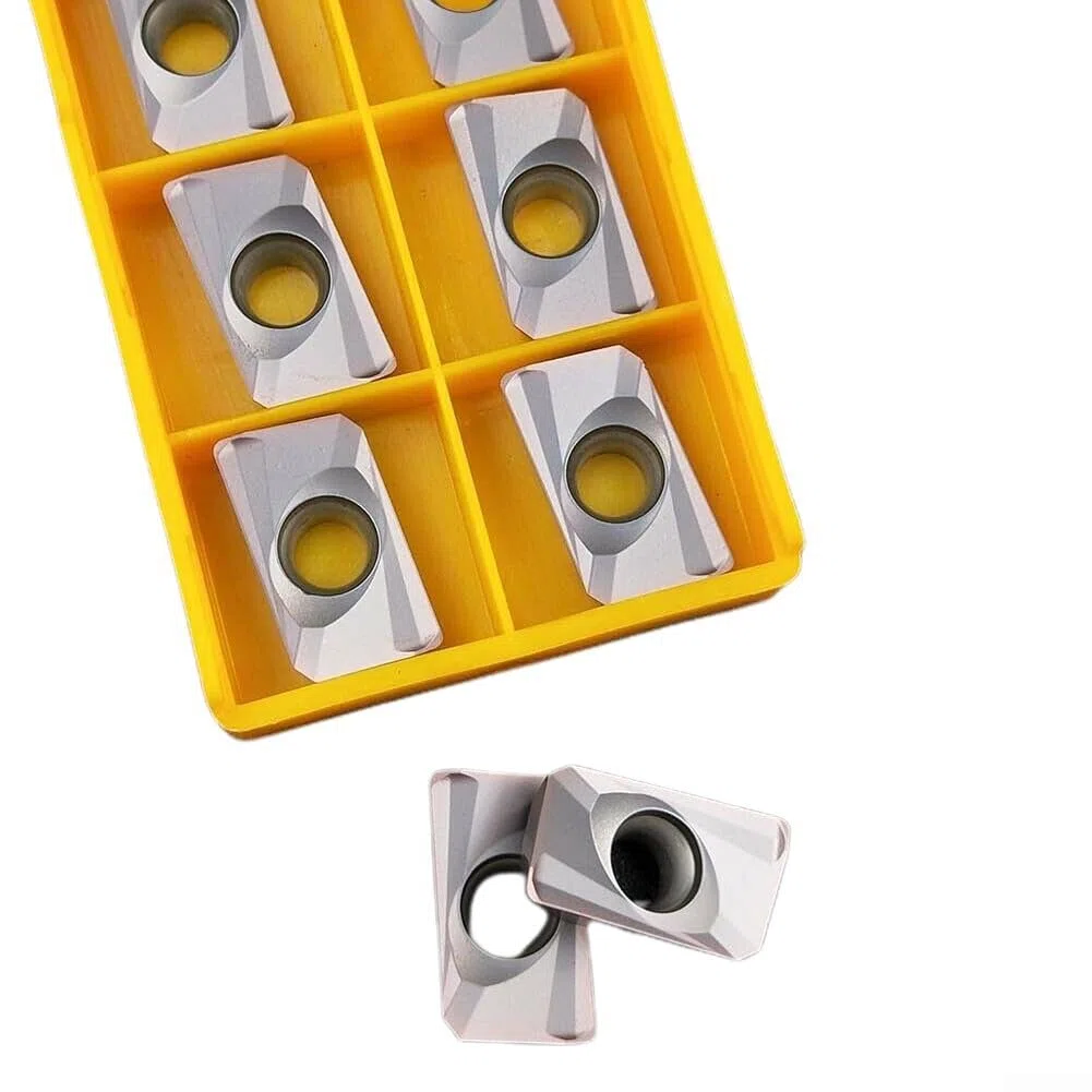 10 piezas APMT1604PDER-H2 VP15TF fresadora CNC de carburo insertos de fresado para procesamiento de acero semiacabado