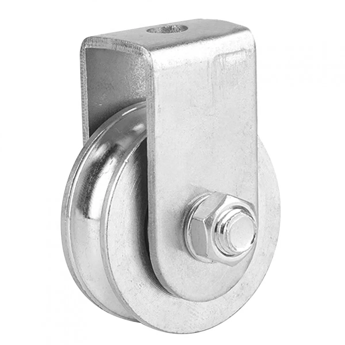 Tyenaza Poleas de Carga, Polea para Cable de Acero, Rodamiento para Cable de Acero U, 0.3 Toneladas de Carga Polea Simple, Rueda de Elevación para Cable, para Cuerdas Uso Interior y Exterior