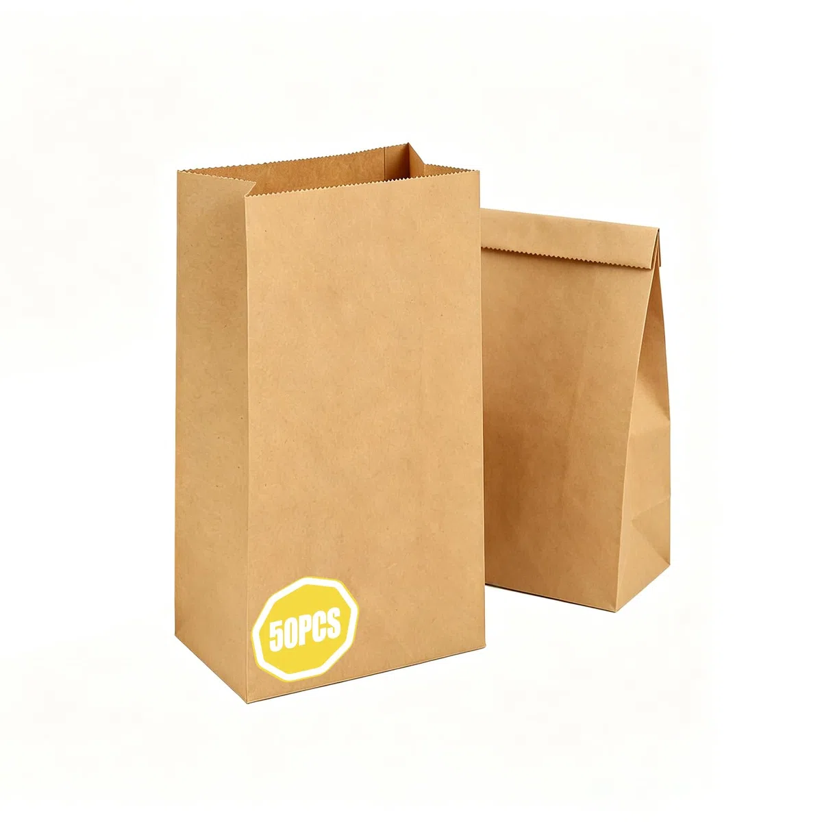 50 pzs Bolsas Papel Kraft,Sobres Kraft,Bolsa De Papel(20x12.5x30.5cm)