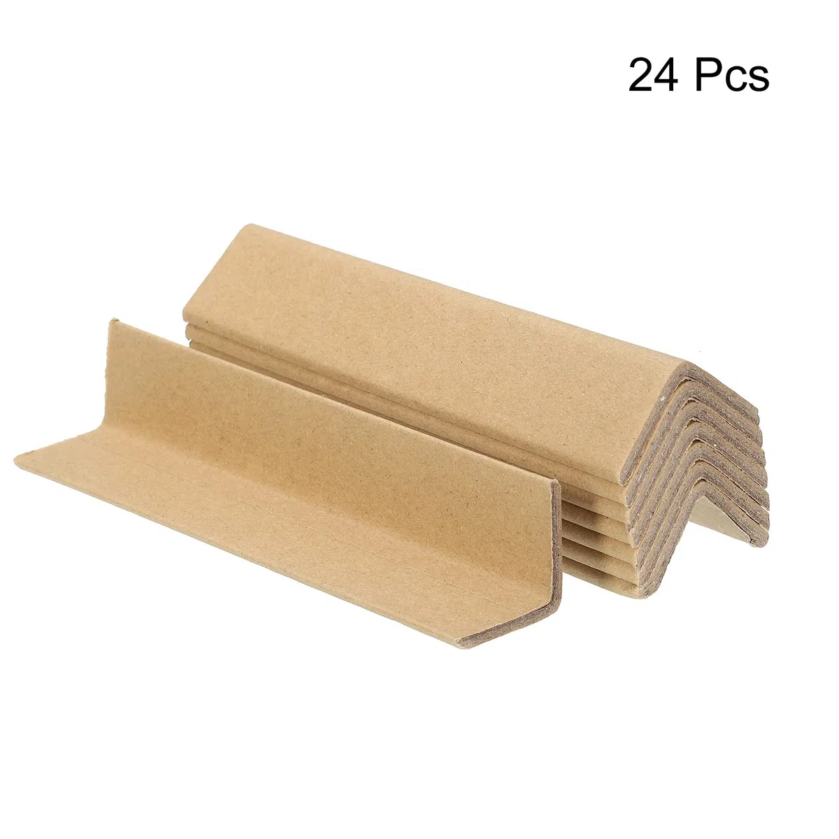 PATIKIL Ajustable Cartón Esquina Protector Paquete Marco Protectores L Forma 150x30mm Grosor 3mm para Arte, Embalaje, Envío, Paquete de 24