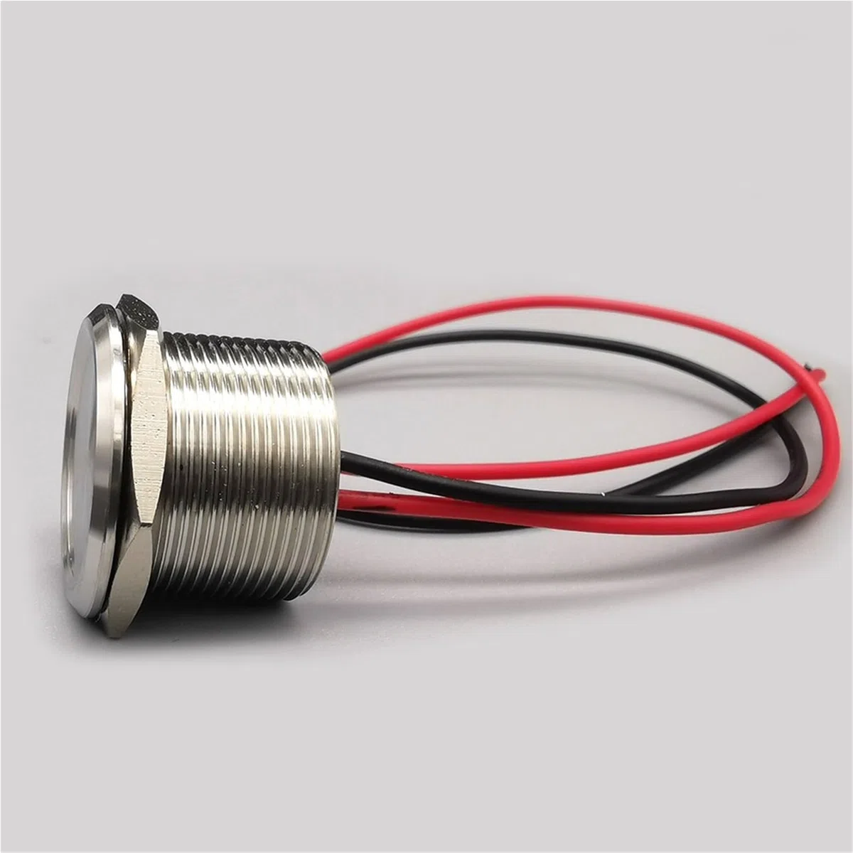1pcs rruptores táctiles piezoeléctricos Impermeables de Acero Inoxidable 16 mm 19 mm 22 mm 25 mm Botón momentáneo Capacitivo Abierto Normal(16mm)
