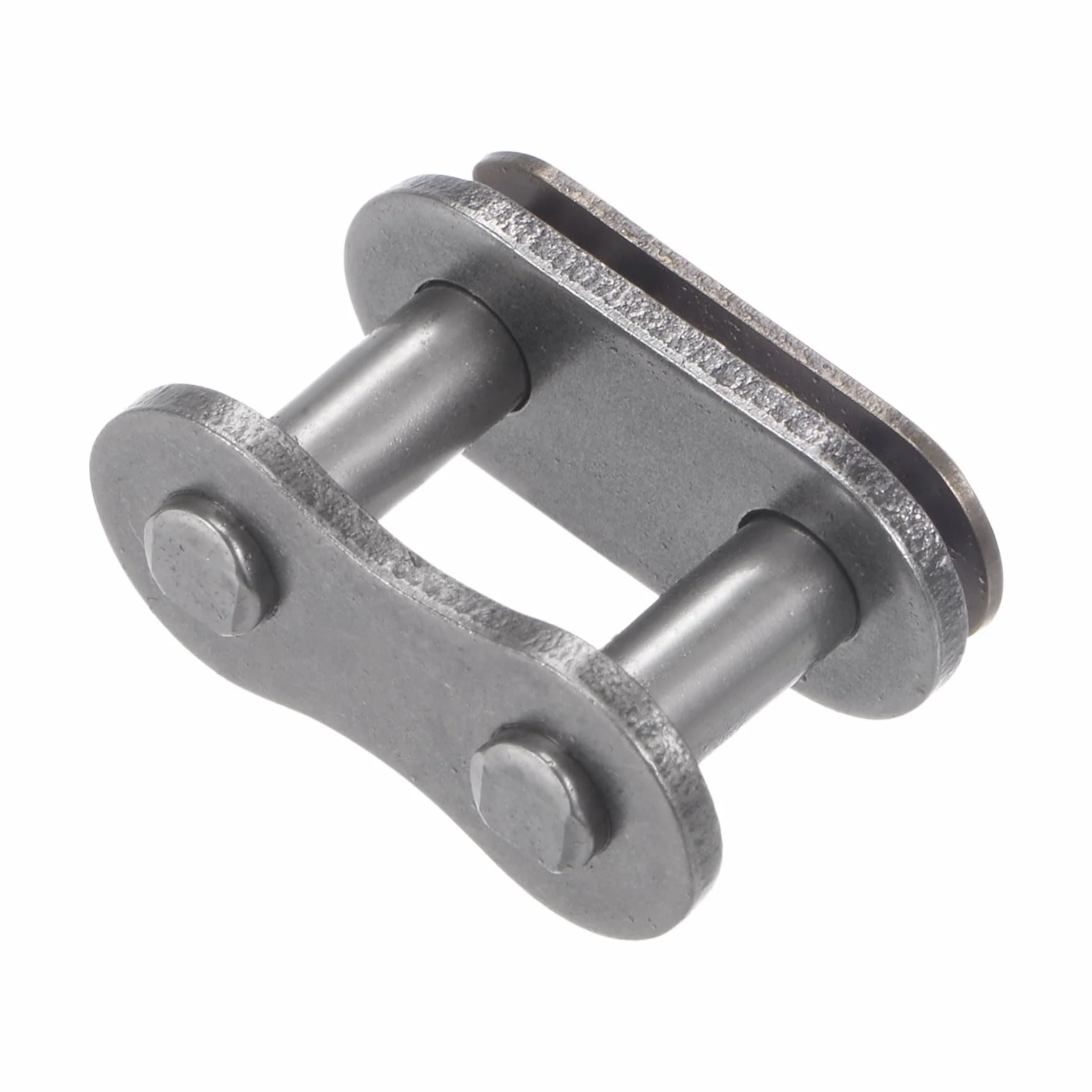 sourcing map 6 rodillos de enlace de conector maestro de cadena, acero al carbono de paso de 1,27 cm, eslabones divididos de conexión estándar para cadena 08B