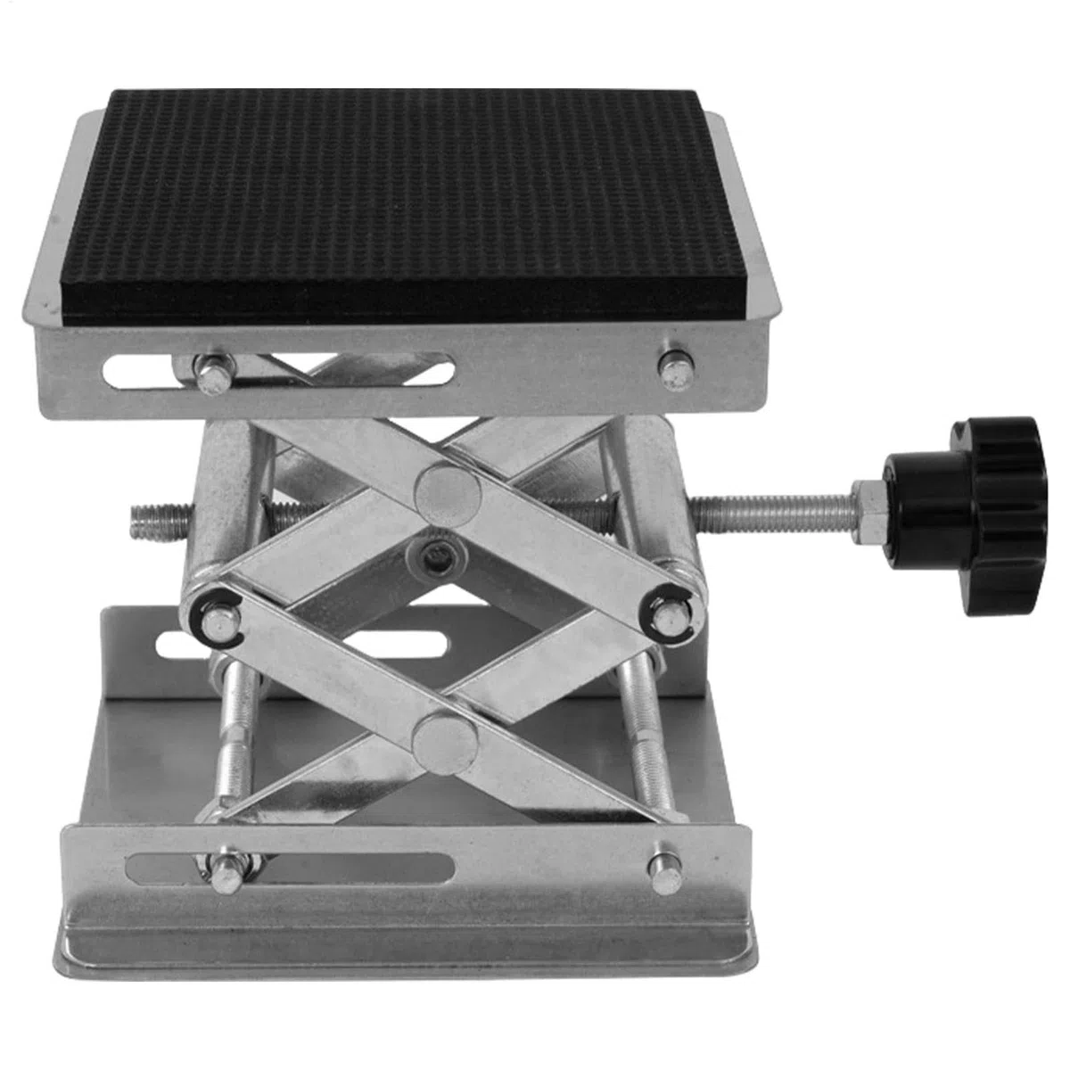 Elevador de tijera, Gato de tijera - Soporte inferior para fregadero,Soporte amortiguador, elevación de tijera, altura de elevación expandible 1,96-6,1 pulgadas Soporte de laboratorio para ciencias de