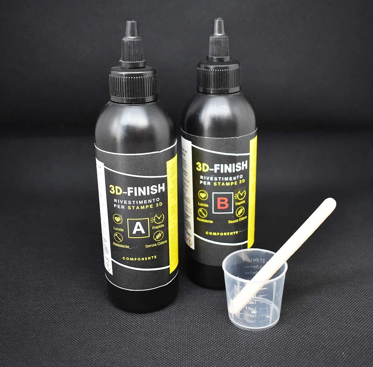 Resin Pro - 3D - Acabado “Fast”: Recubrimiento Post-Impresión para Lijado y Acabado de Impresiones 3D - 150 ml