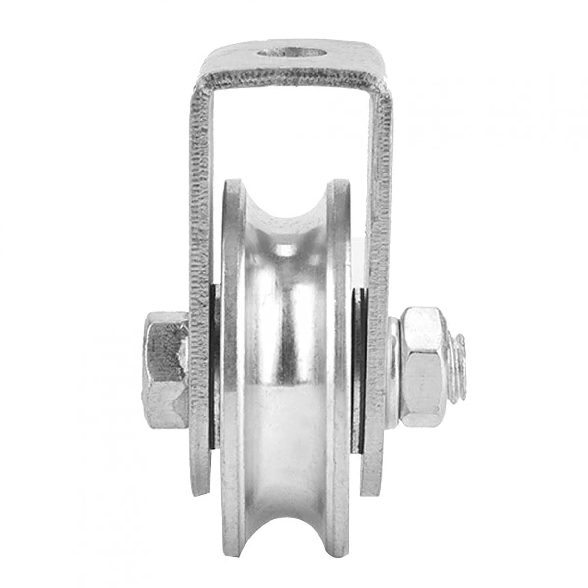 Tyenaza Poleas de Carga, Polea para Cable de Acero, Rodamiento para Cable de Acero U, 0.3 Toneladas de Carga Polea Simple, Rueda de Elevación para Cable, para Cuerdas Uso Interior y Exterior