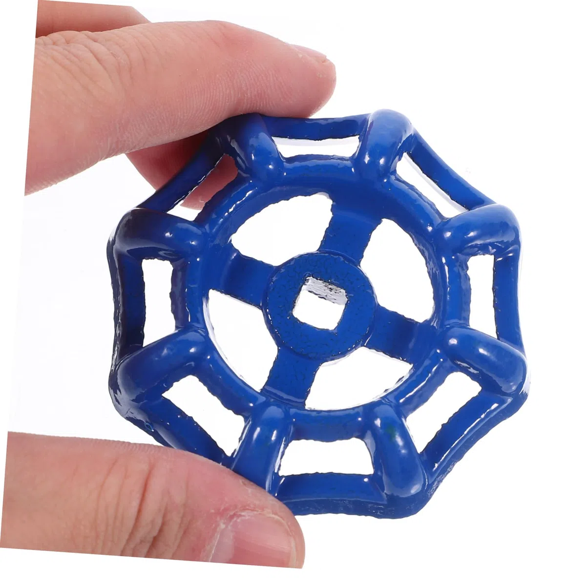 Anneome Válvula de 2 Fundido de Compuerta Azul Manija de Acero de Resistente Ligera Estructura Razonable, Paquete Piezas para Grifos y para Válvulas de Paro