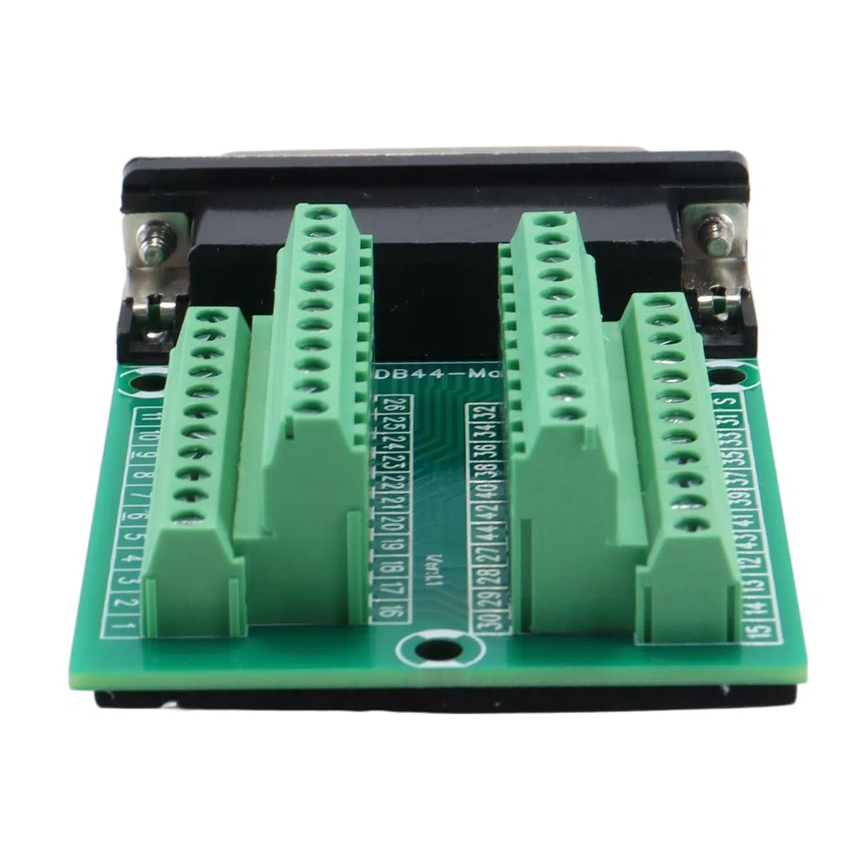 Placa de ruptura Macho DB44 DR44 D-Sub de 44 Pines sin Soldadura - Convertidor de Interfaz de Bloque de terminales