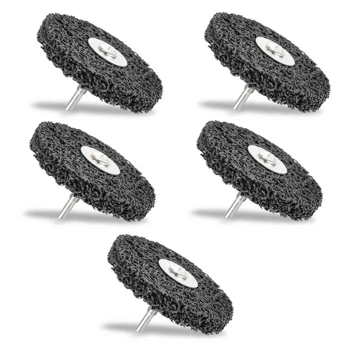 CDS - Disco abrasivo CBS de 100 mm, 5 unidades, para amoladora angular, soldaduras de óxido, limpieza y eliminación (negro)