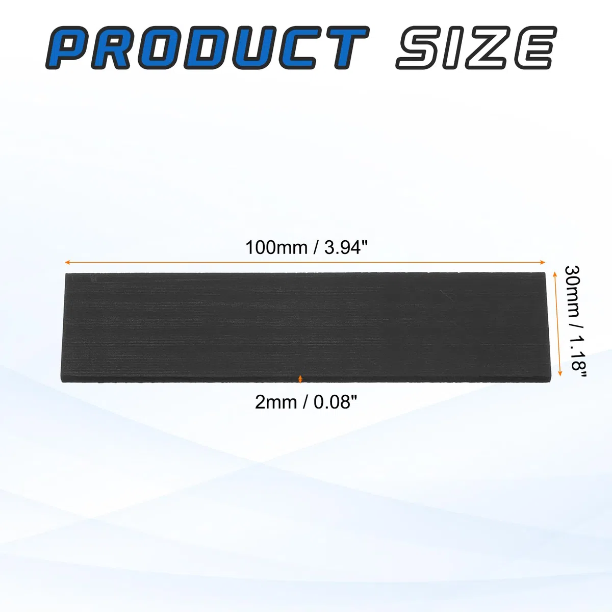 QUARKZMAN Bloque Rectangular De Grafito Disco Lingote Placa De Electrodo De Grafito De Alta Pureza Lámina 100x30x2mm Para Fusión Fundición Electrólisis Paquete De 5