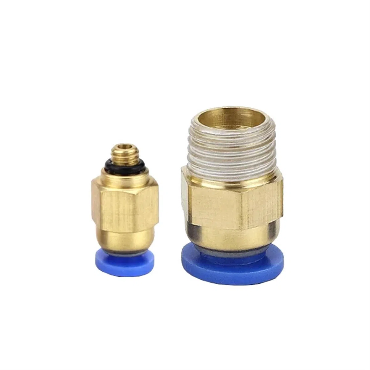 Tubo de 4mm, 6mm, 8mm y 10mm a M5, M6, M8, M10, M12, M14, rosca macho, conector rápido neumático de aire de un toque, 5 uds.(PC8-M10x1.5 PCS)