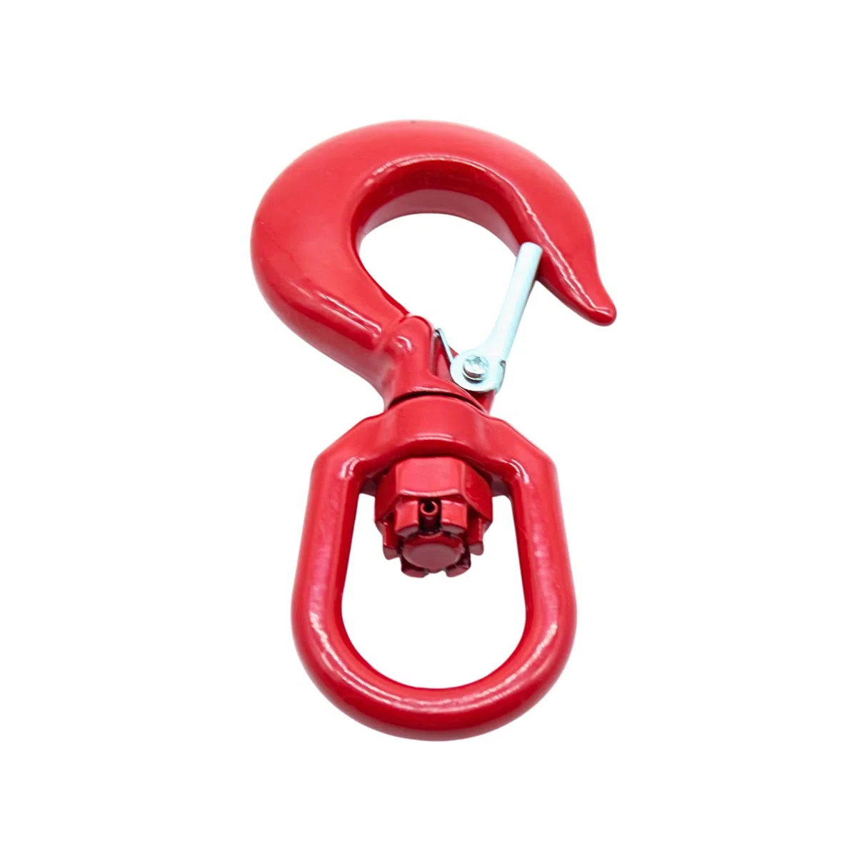 DOJA Barcelona Gancho Elevación Giratorio de 1,12 Toneladas - 360° - Gancho de Grúa con forma ergonómica en acero resistente anticorrosión, capacidad 1,12 Toneladas, de Seguridad Homologado
