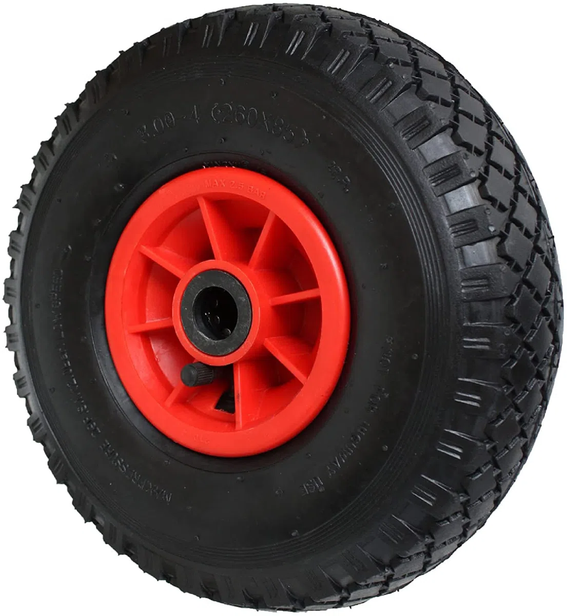 Kippen 1637A1 - Rueda Neumática Carrito 3.00-4 (260x85mm)