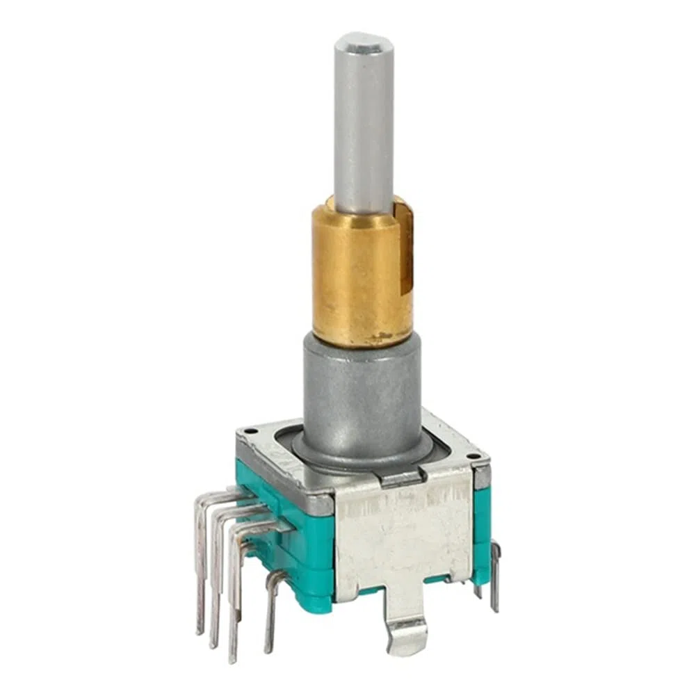 2 unidades EC11EBB24C03 - Codificador de doble eje con interruptor 30 posición número 15 impulso 25 mm