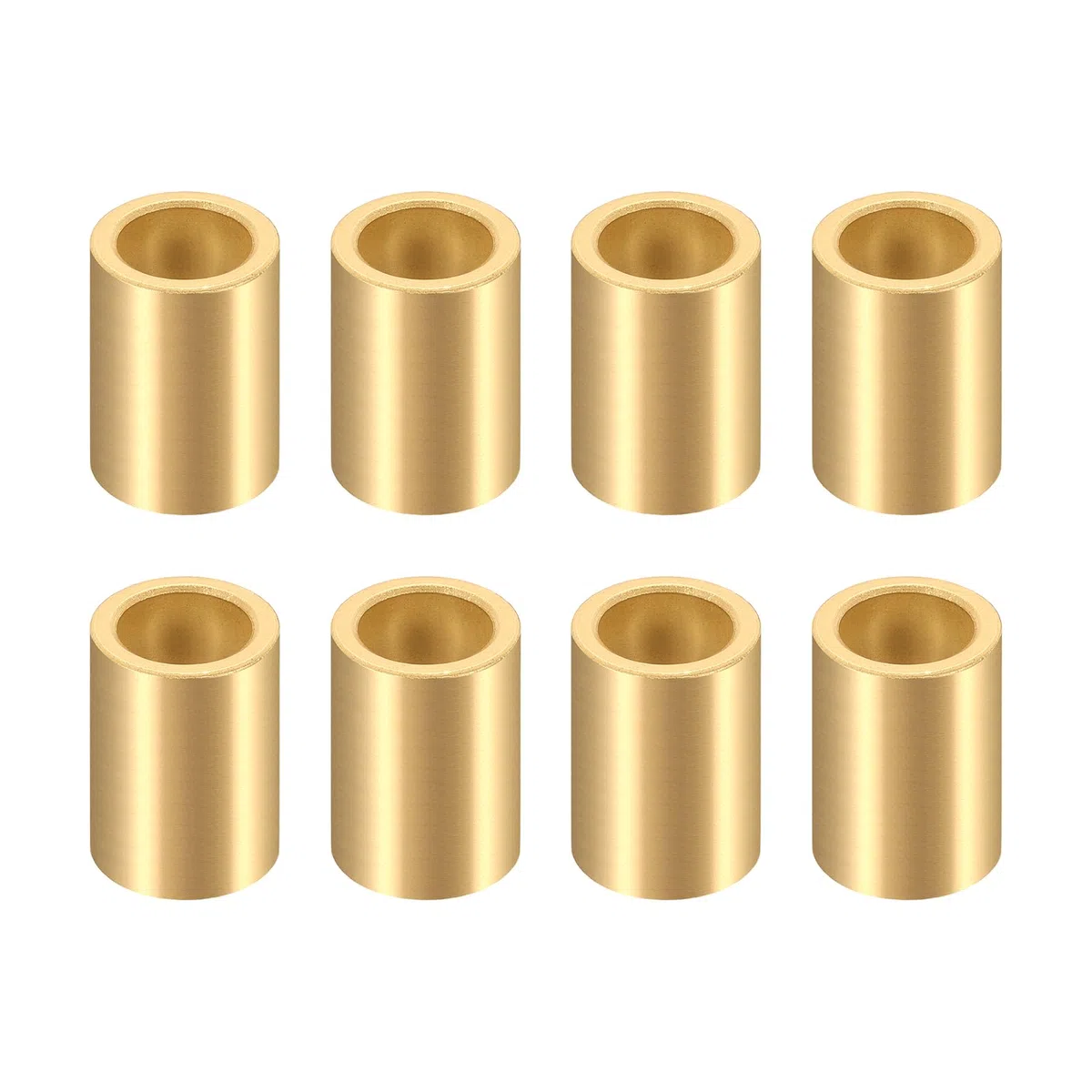 QUARKZMAN 8 Piezas De Cojinetes De Manga, Diámetro Interno 10mm X Diámetro Externo 14mm X Longitud 20mm, Casquillos Autolubricantes De Bronce Sinterizado