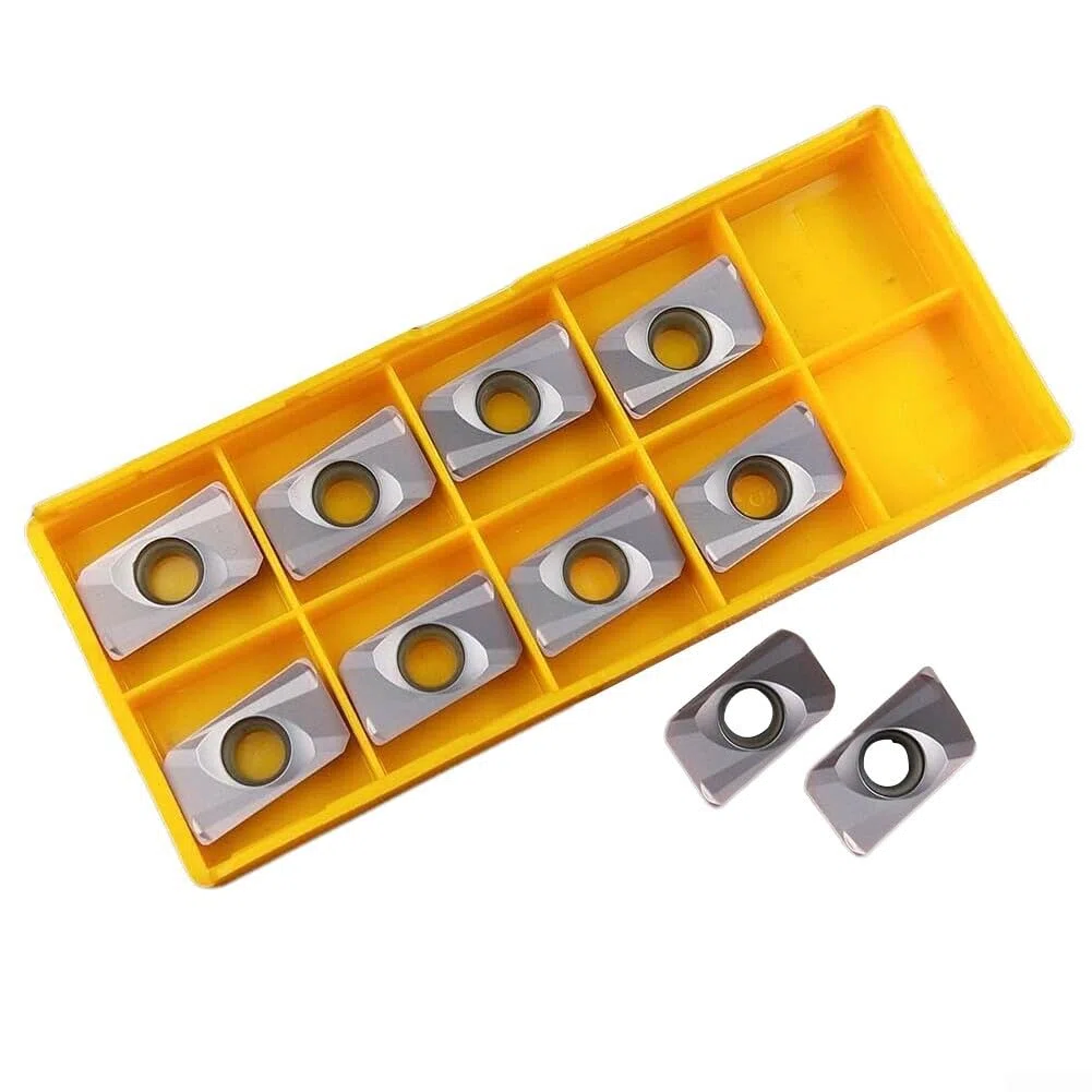 10 piezas APMT1604PDER-H2 VP15TF fresadora CNC de carburo insertos de fresado para procesamiento de acero semiacabado