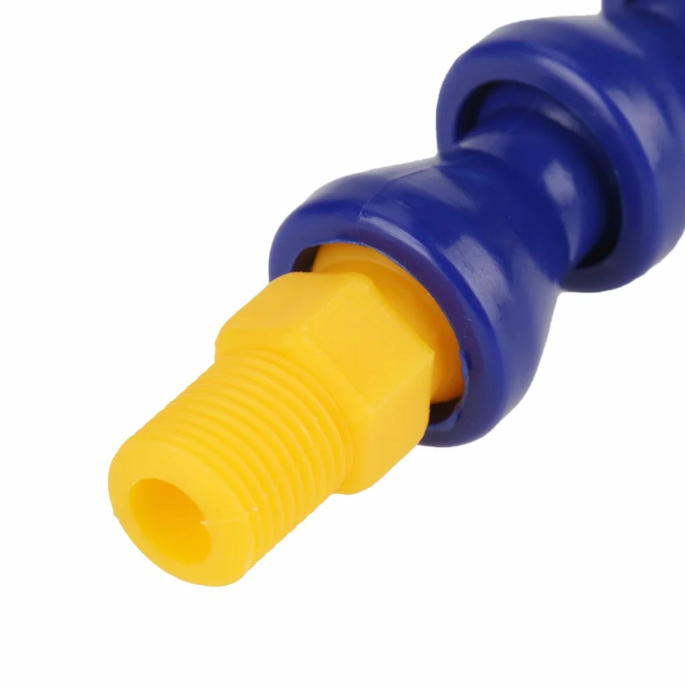 10 Unids Universal Plástico Flexible Agua Aceite Tubo de Refrigerante Ajustable 1 / 8BSPT Manguera de Rosca para Máquina CNC Torno