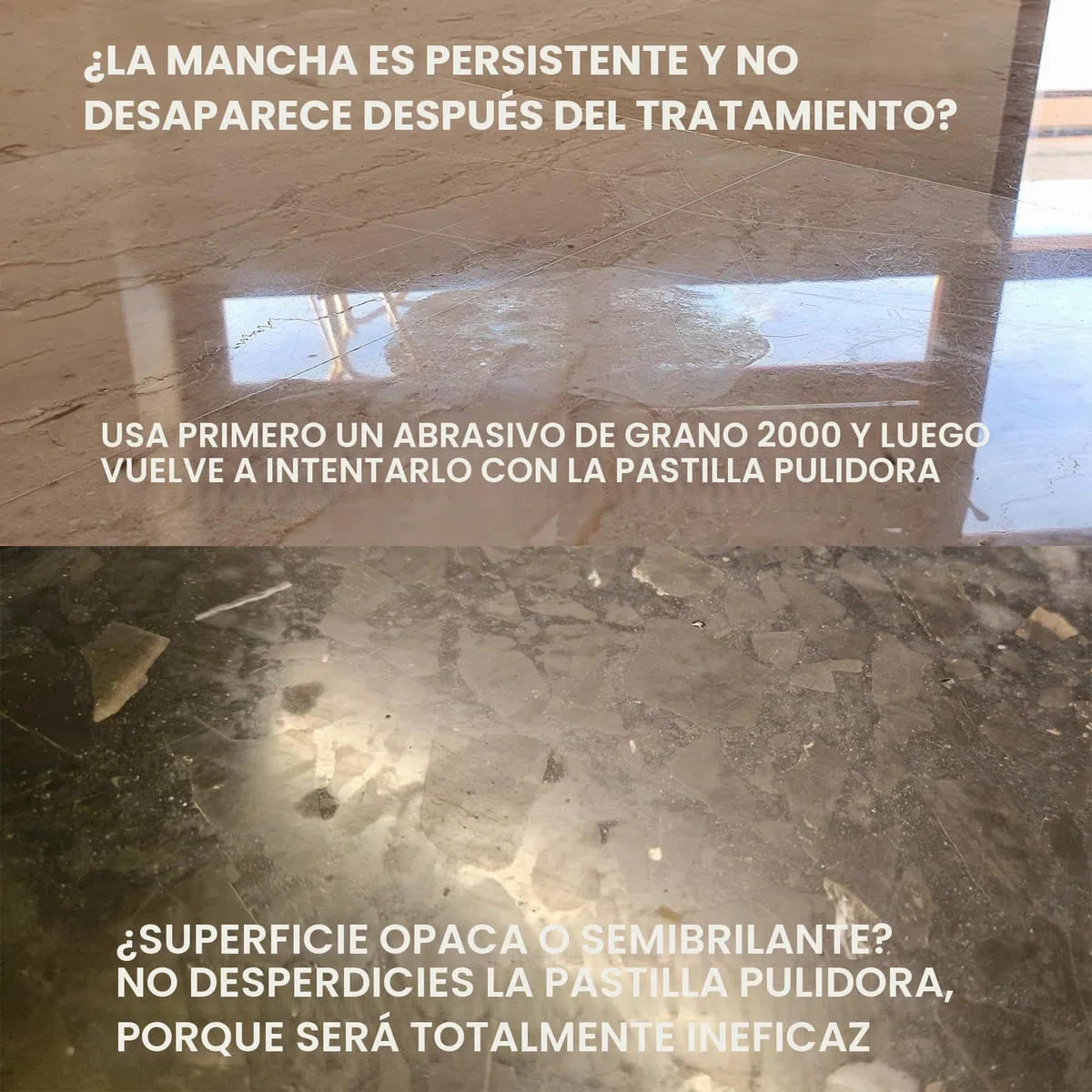 BMC Marble Polishing Brick para mármol y piedra caliza, un pulimento químico sólido disolución lentamente, para utilizar a mano como reemplazo del polvo de pulido tradicional