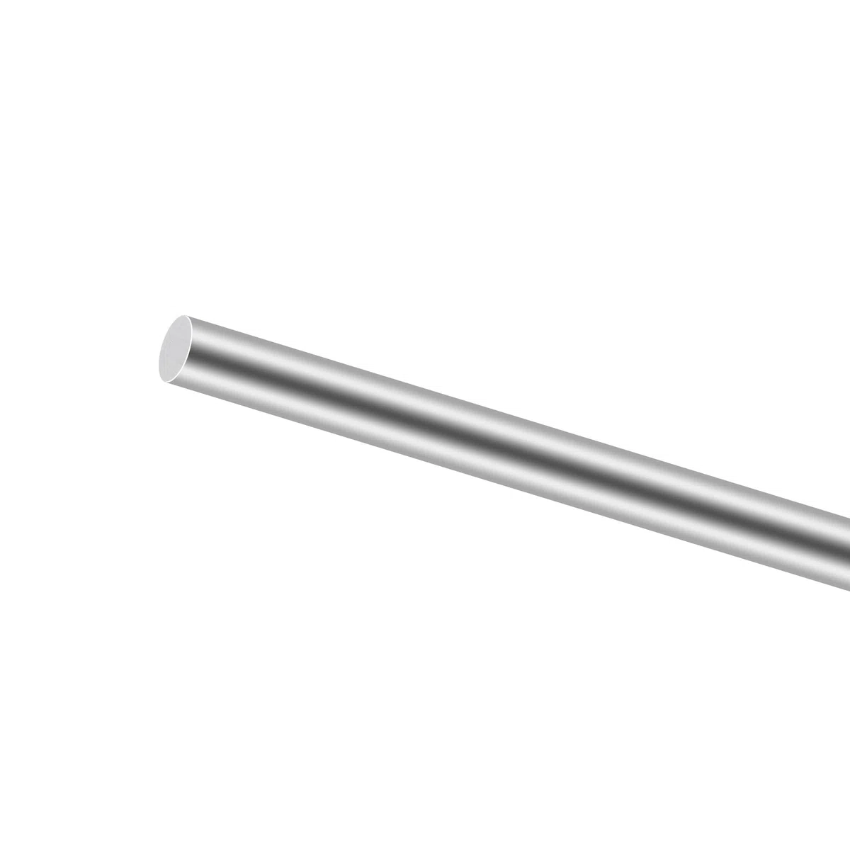 Varilla de acero inoxidable 304, 10 mm x 350 mm (diámetro x longitud) de acero inoxidable macizo para el mecanizado, manualidades (1 unidad)