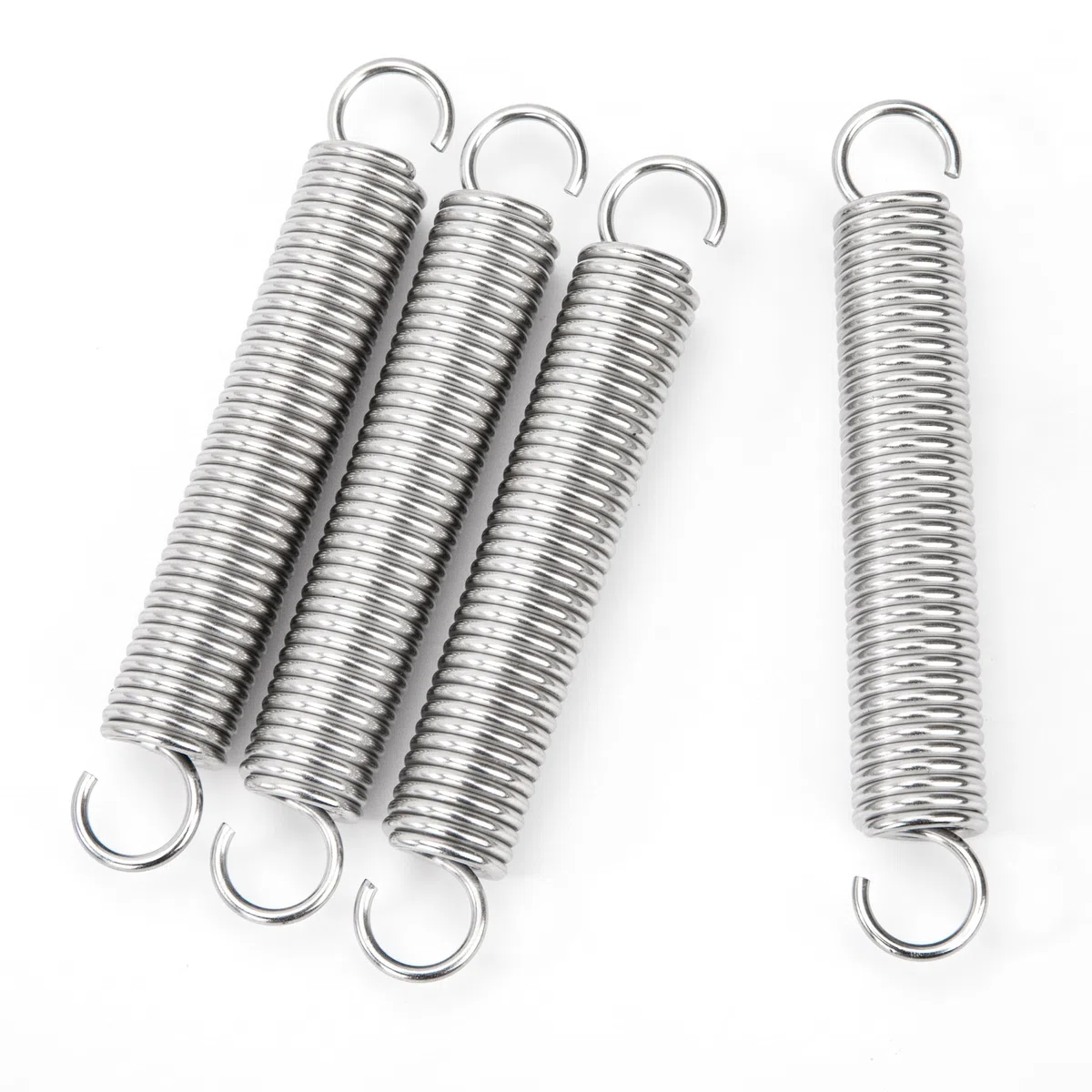 Resortes de Extensión 90mm Muelles de Tensión con Gancho Muelle de Acero Inoxidable Diámetro Exterior 14mm Diámetro Alambre 1,8 mm Fuerza Resorte 7,60KG 4 Piezas