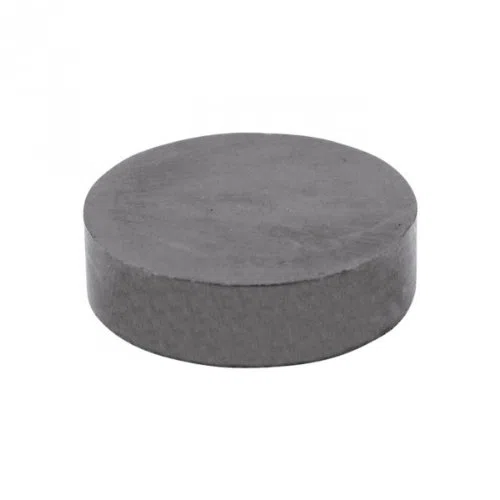 5 x Imán de disco de ferrita Imán cerámico redondo Ø 50,0 mm x 10,0 mm Y35 - sostiene 3 kg - 5 piezas
