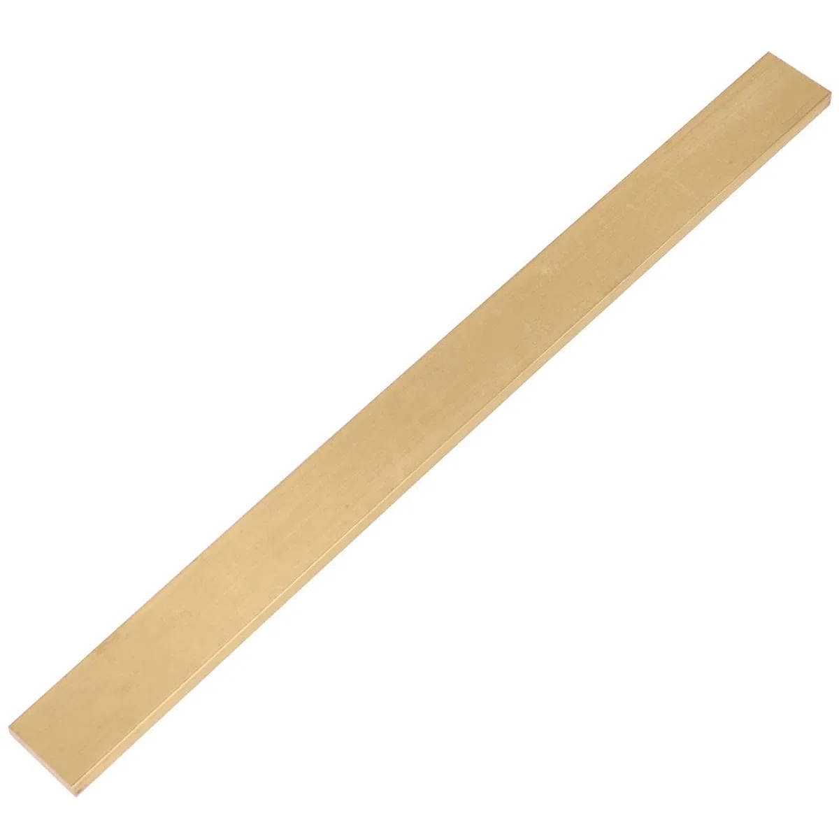 Barra plana de latón, barra plana de latón, placa de tira rectangular, tira sólida de metal, grosor 3 mm, longitud 500 mm(20mm)