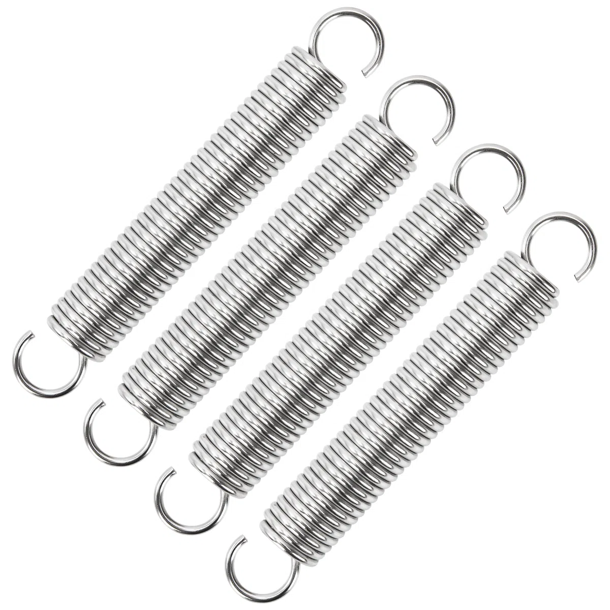 Resortes de Extensión 90mm Muelles de Tensión con Gancho Muelle de Acero Inoxidable Diámetro Exterior 14mm Diámetro Alambre 1,8 mm Fuerza Resorte 7,60KG 4 Piezas