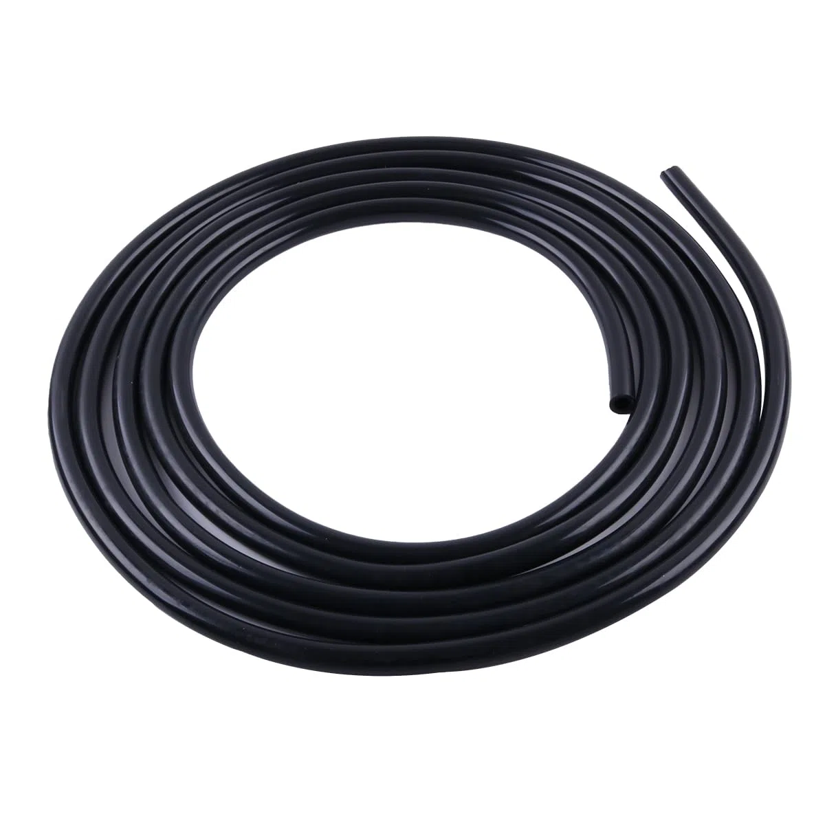 Manguera de silicona de vacío de 6 mm, manguera de vacío de silicona, manguera de vacío, diámetro interior 6 mm, diámetro exterior 11 mm, longitud 3 m, color negro