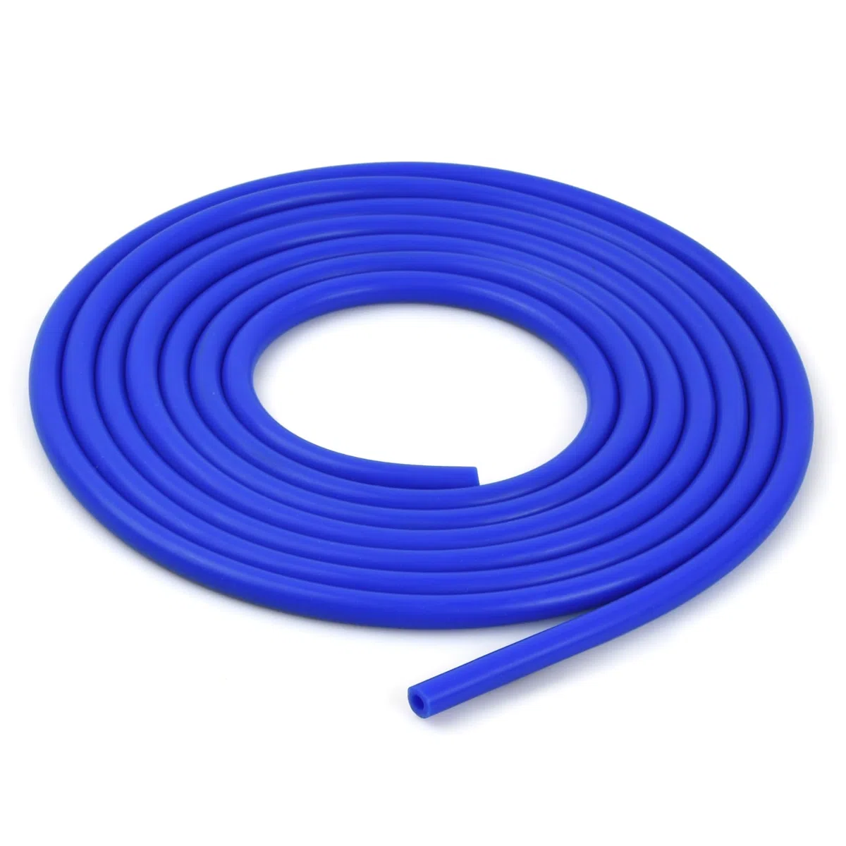 Manguera de Vacío de Silicona para Automóvil, Diámetro Interno de 4 mm y Diámetro Externo de 8 mm, Longitud de 3 Metros, Manguera de Silicona Azul