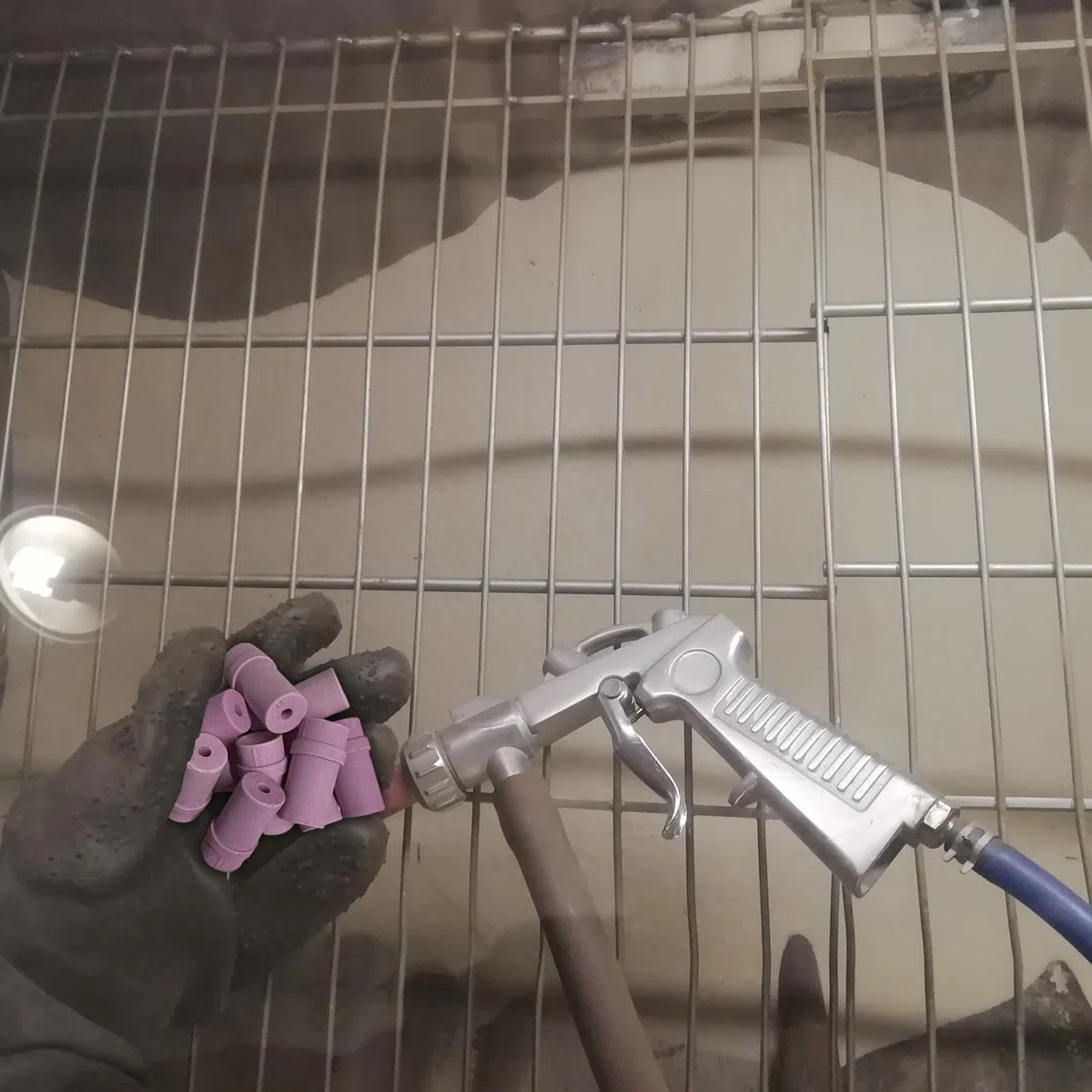EFUTURETIME 20 x Boquillas de Cerámica 4.5mm para Pistola Chorro de Arena