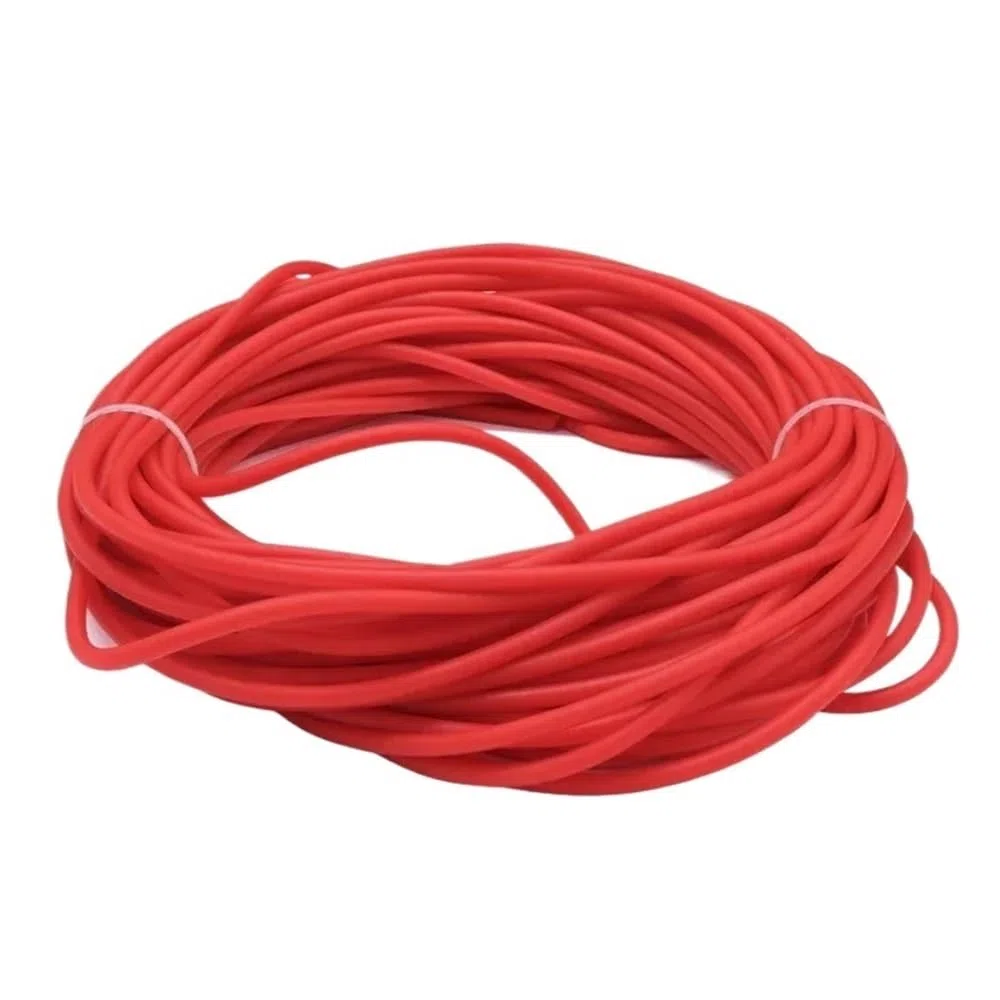 Tubo elástico de látex natural, Tubería de caucho de látex natural 1 metro Multicolor Múltiples tamaños(Black,1METER*2MM*4MM)